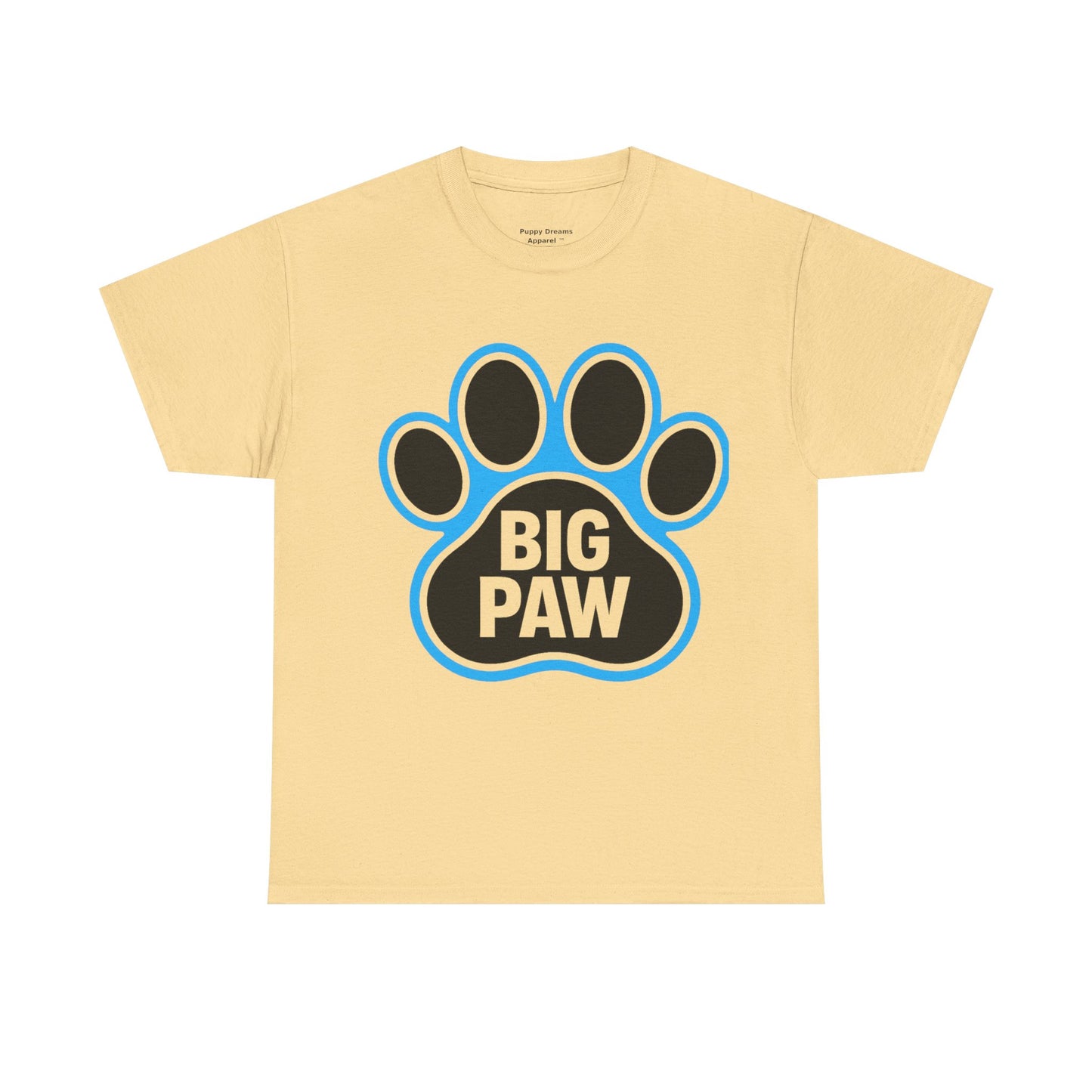 Big Paw Animal Lover Tee, Pet Owner Gift, Unisex Cotton Shirt for Dog Lovers, Cute Paw Print Tee, Casual Everyday Wear
