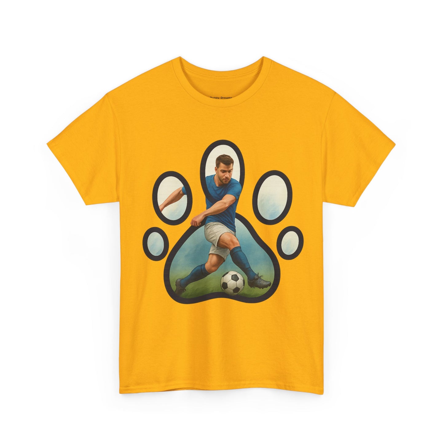 Soccer Paw Print Tee | Pet Lover Shirt, Animal Paw T-Shirt, Sports Gift, Unisex Apparel, Dog Lover Clothing
