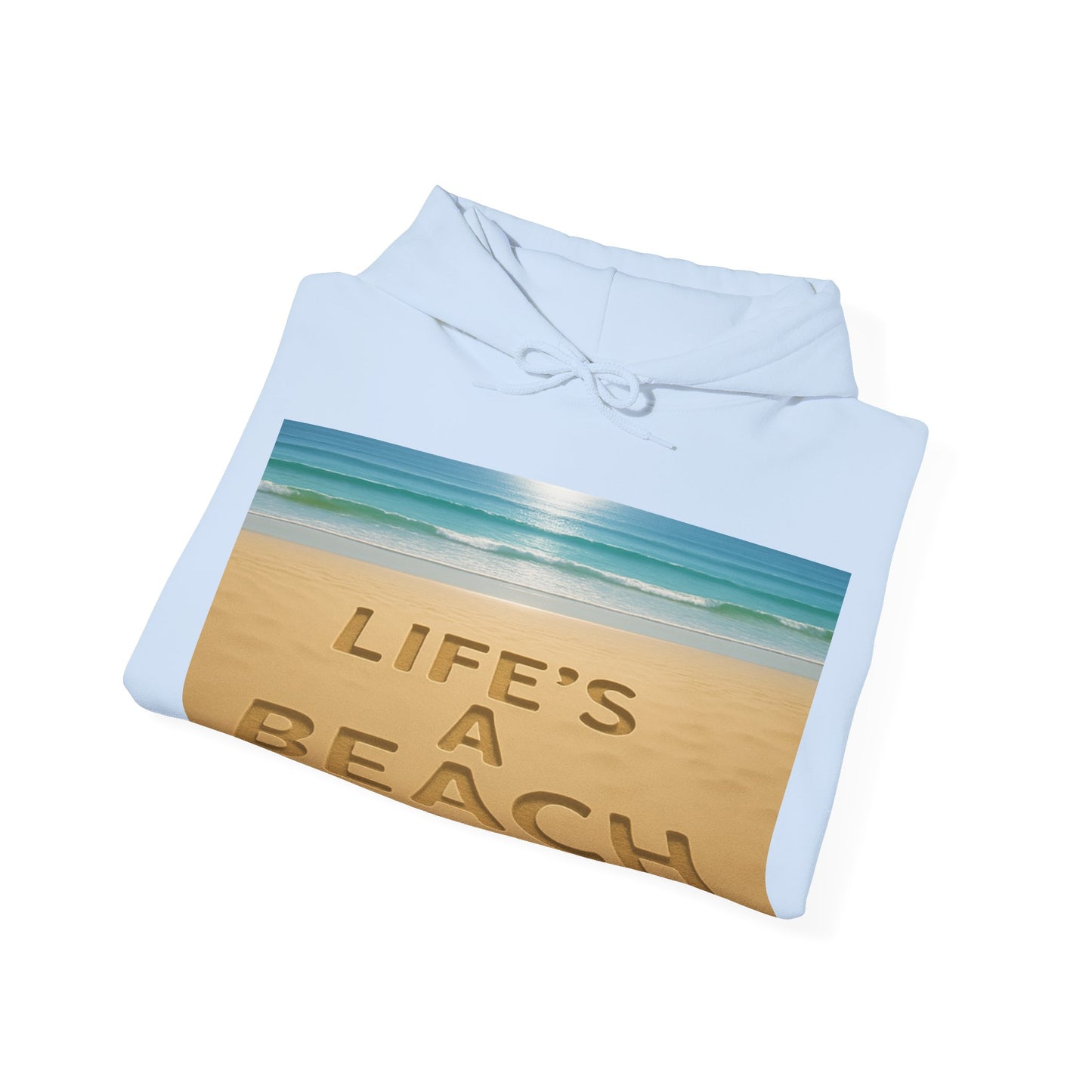 Beach Vibes Sweatshirt, Life's a Beach Hoodie, Coastal Style Pullover, Summer Casual Wear, Beach Lover Gift