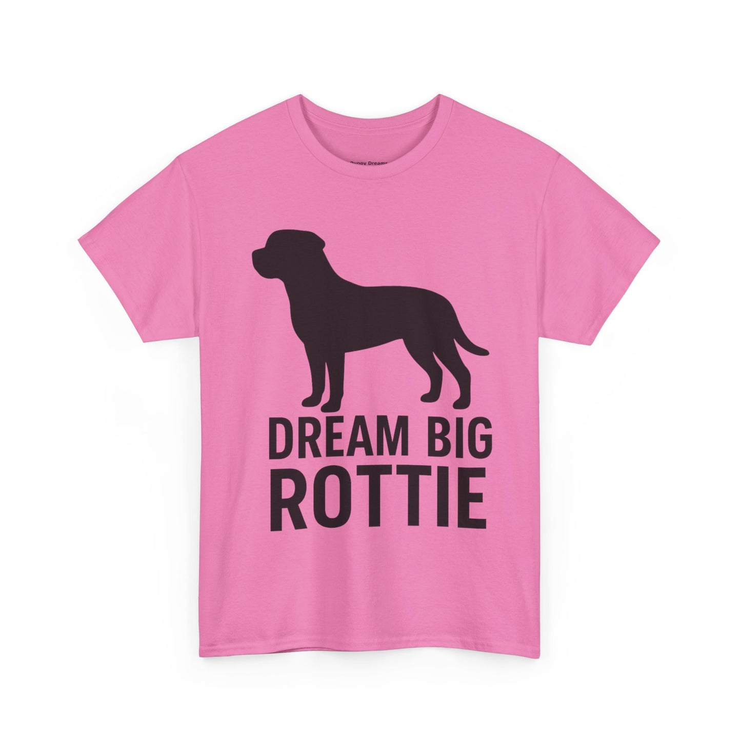 Dream Big Rottie Unisex Heavy Cotton Tee, Dog Lover Gift, Animal Rights Advocate Shirt, Casual Wear, Pet Owner Apparel