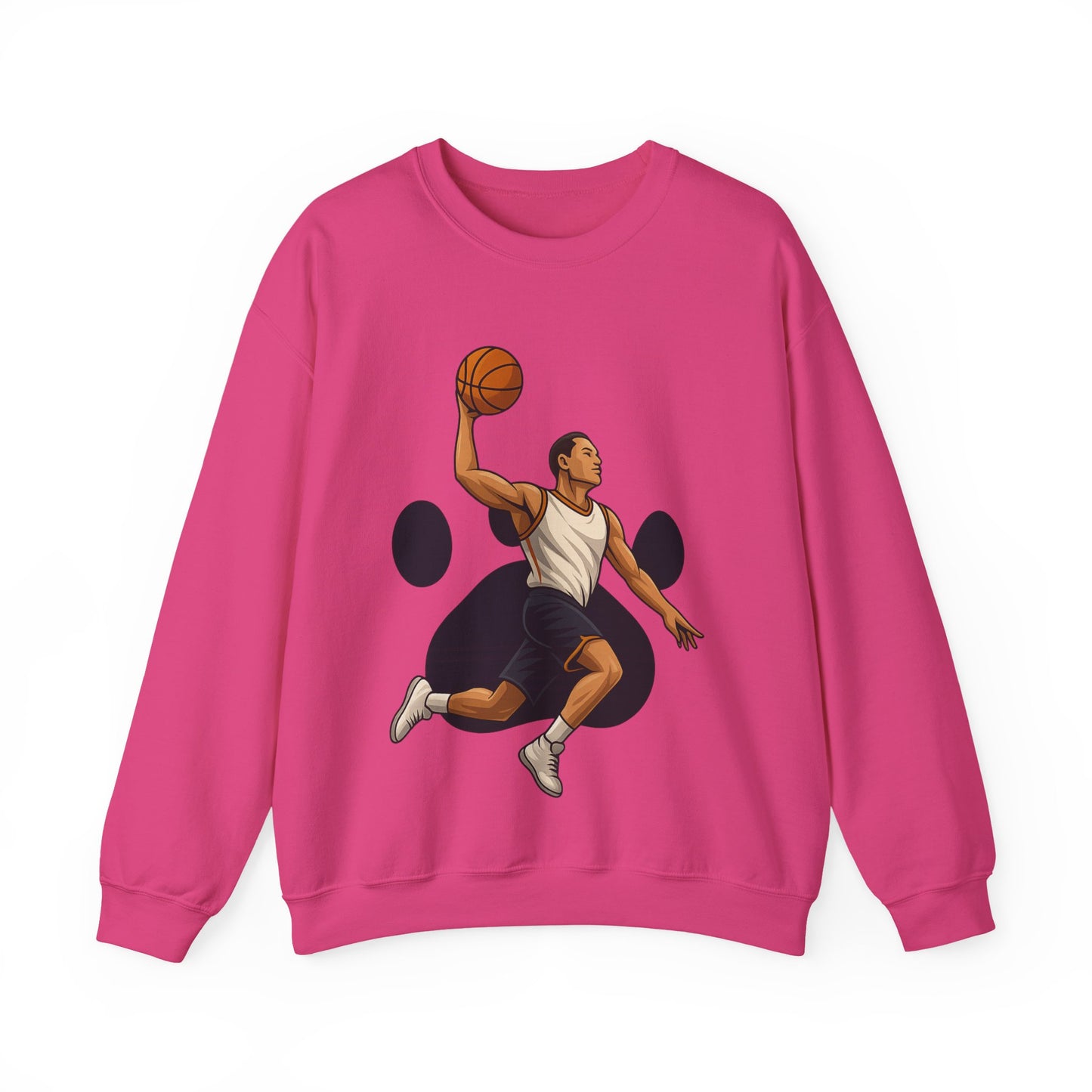 Basketball Vibes Crewneck Sweatshirt, Sports Gift, Athletic Fashion, Unisex Style, Casual Wear, Gift for Sport Lovers