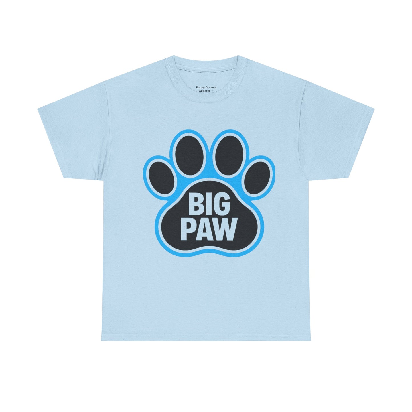 Big Paw Animal Lover Tee, Pet Owner Gift, Unisex Cotton Shirt for Dog Lovers, Cute Paw Print Tee, Casual Everyday Wear