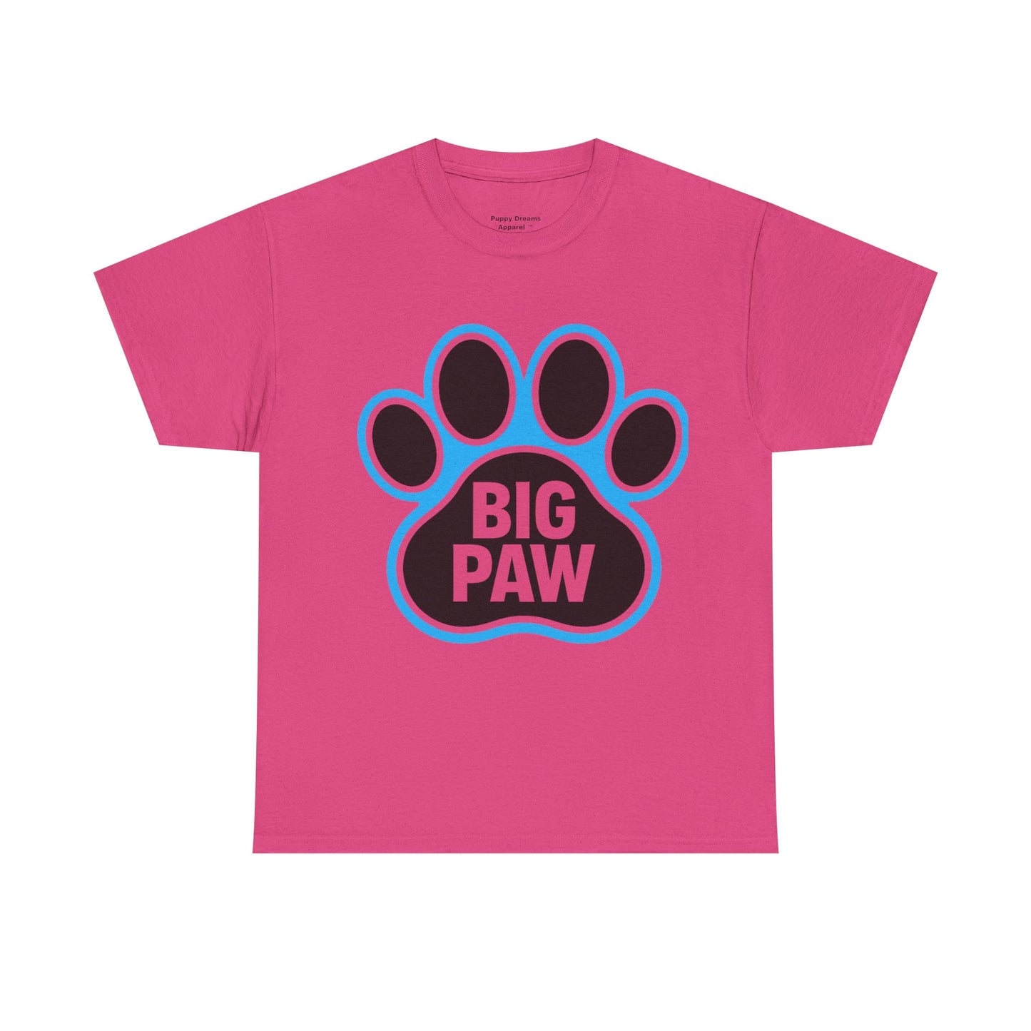Big Paw Animal Lover Tee, Pet Owner Gift, Unisex Cotton Shirt for Dog Lovers, Cute Paw Print Tee, Casual Everyday Wear