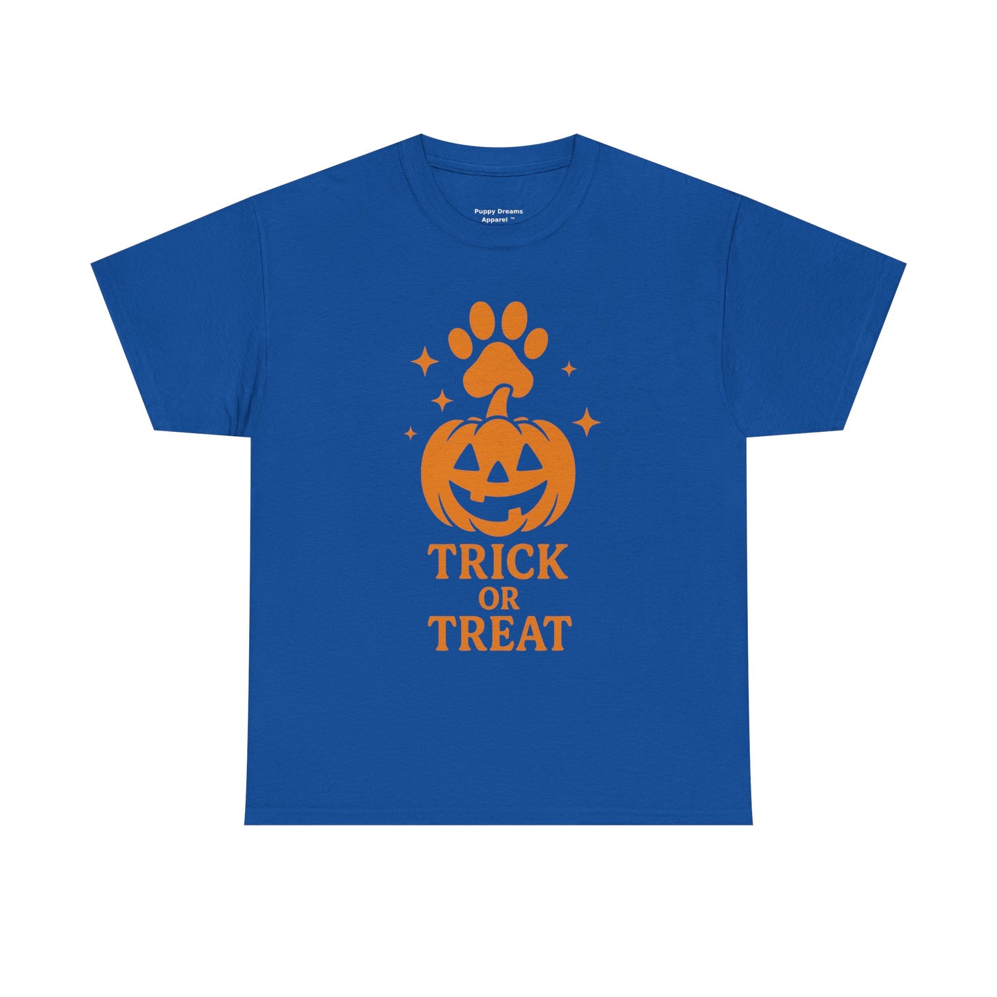 Halloween Pet Lovers Tee, Trick or Treat T-Shirt, Dog Costume Shirt, Fall Apparel, Cute Halloween Top, Gift for Animal Lovers