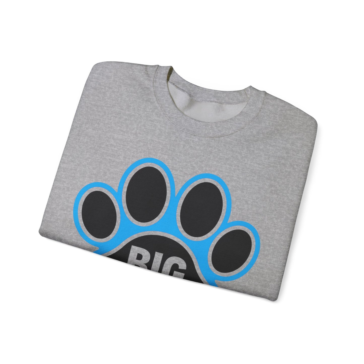 Paw Print Sweatshirt for Animal Lovers, Cozy Sweater, Pet Owner Gift, Big Paw Crewneck, Animal Rescue Fundraiser