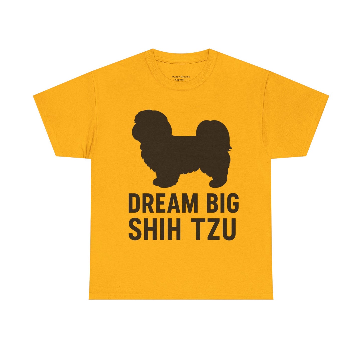 Shih Tzu Dream Big Tee - Unisex Cotton Shirt, Dog Lover Gift, Birthday Apparel, Cute Pet Tee, Casual Wear