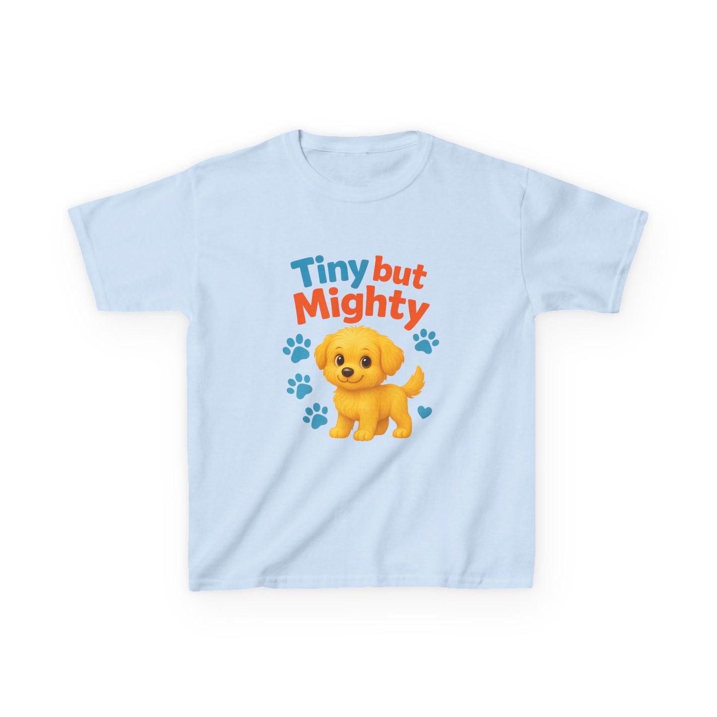 Tiny but Mighty Kids Tee - Adorable Child's Cotton T-Shirt, Perfect for Birthdays, Playdates, Pet Lovers, Everyday Wear, Summer Fun