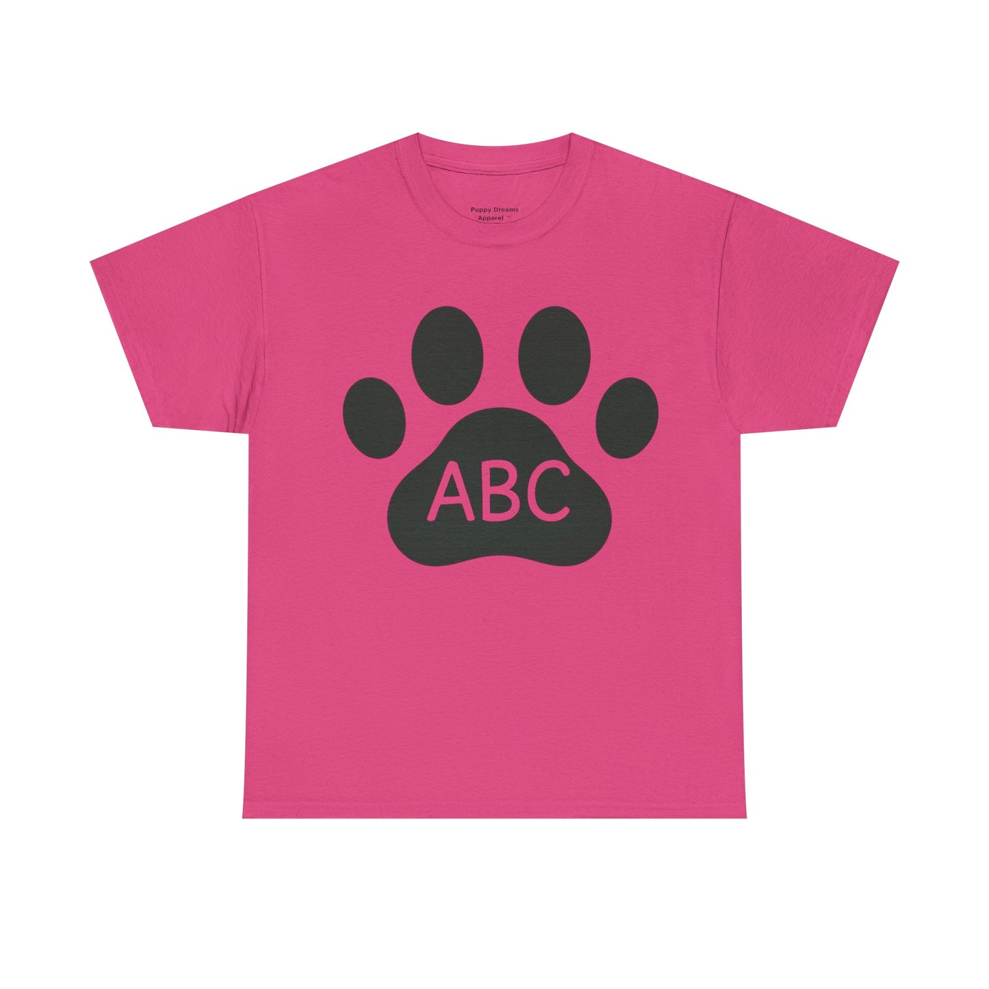 Customizable Pet Paw Print Tee, Cute Pet Lover Shirt, Unisex Cotton T-Shirt, Gift for Dog Owners, Animal Lover Apparel