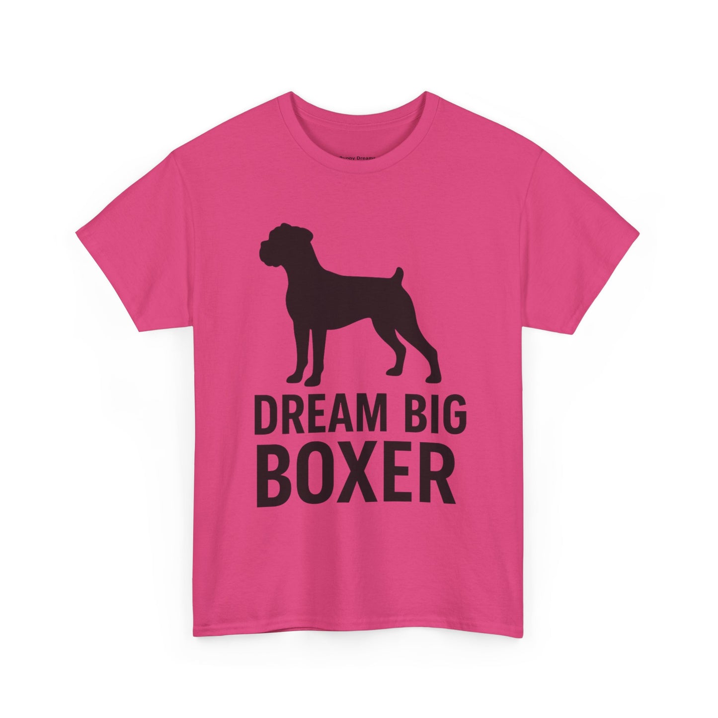 Dream Big Boxer Tee - Unisex Heavy Cotton Shirt for Dog Lovers, Gift for Boxer Owners, Pet Lovers Tee, Casual Dog Breed T-Shirt