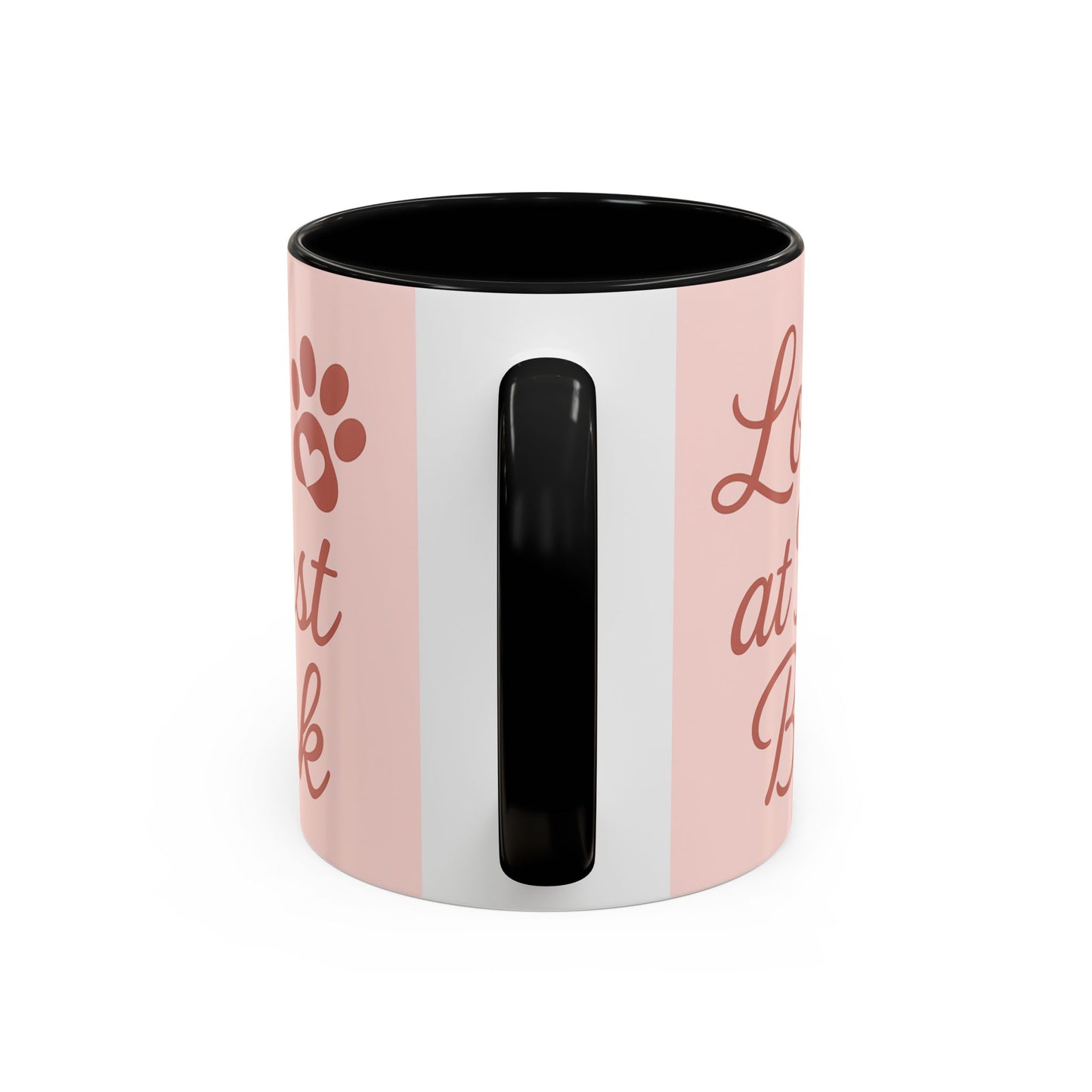 Love at First Bark Coffee Mug, Pet Lover Gift, Dog Mom Mug, Cute Dog Accessories, Animal Lover Coffee Cup