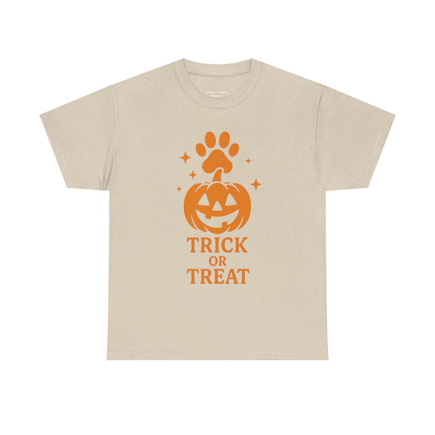 Halloween Pet Lovers Tee, Trick or Treat T-Shirt, Dog Costume Shirt, Fall Apparel, Cute Halloween Top, Gift for Animal Lovers