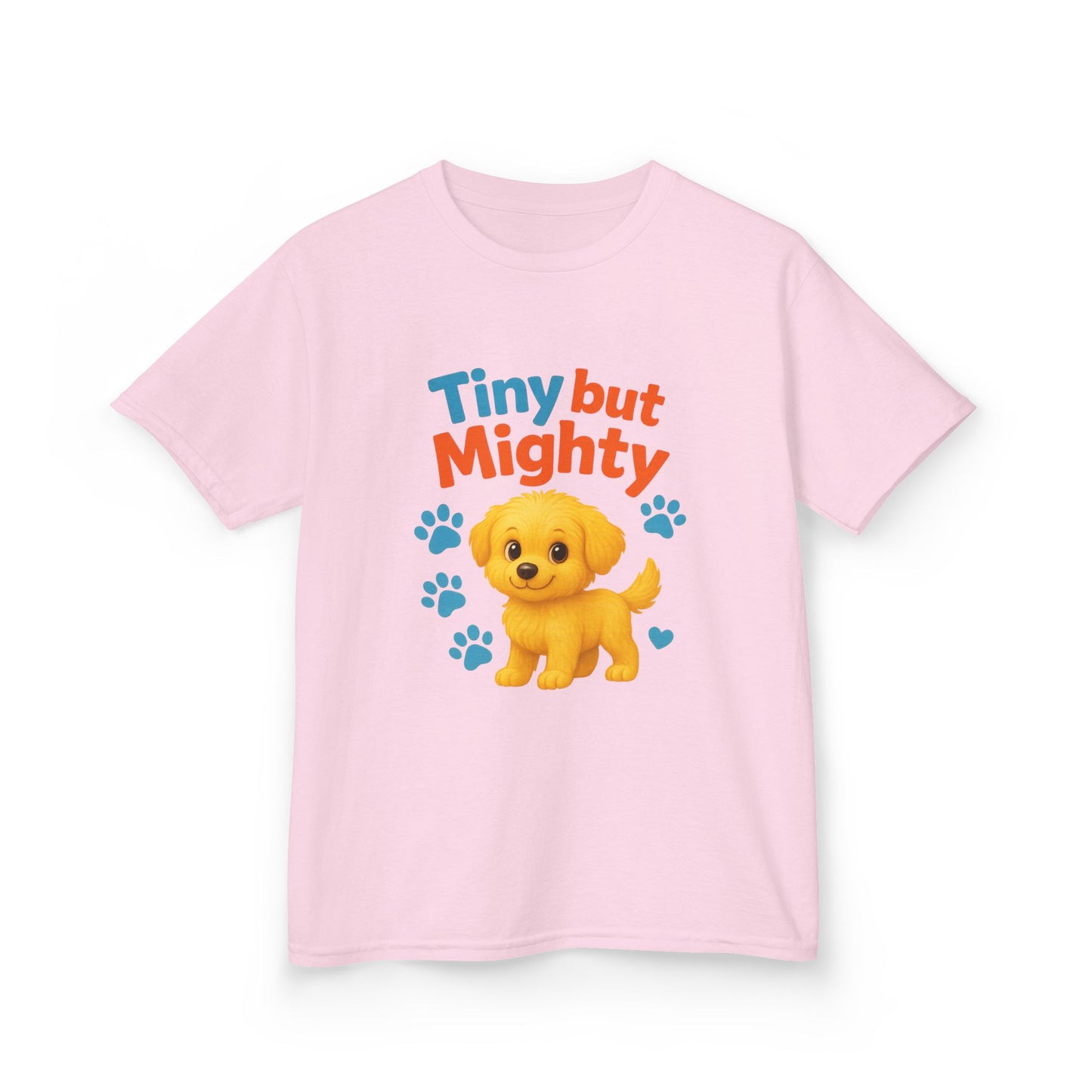 Tiny but Mighty Kids Tee - Adorable Child's Cotton T-Shirt, Perfect for Birthdays, Playdates, Pet Lovers, Everyday Wear, Summer Fun
