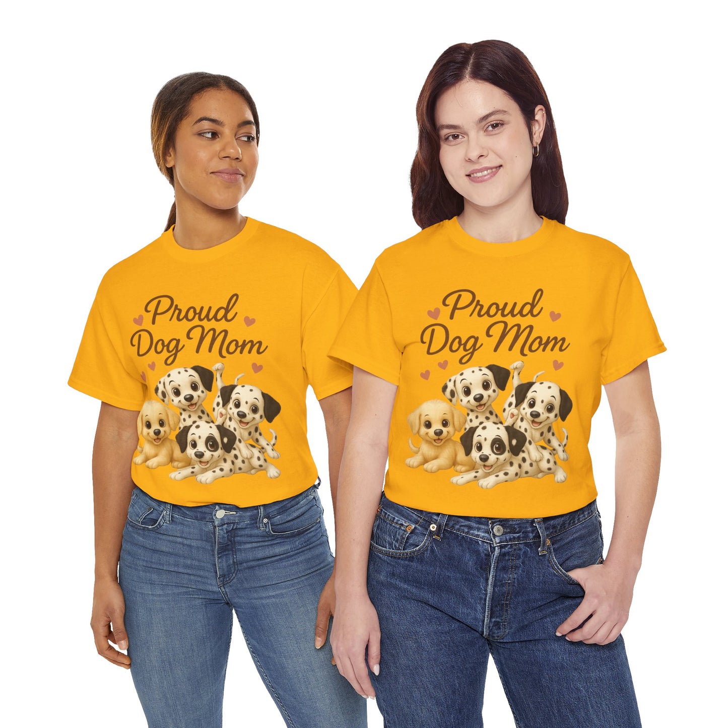 Proud Dog Mom Tee, Pet Lover Shirt, Dog Parent Gift, Birthday Gift for Dog Owners, Animal Lover Fashion, Cute Dog Graphic Tee