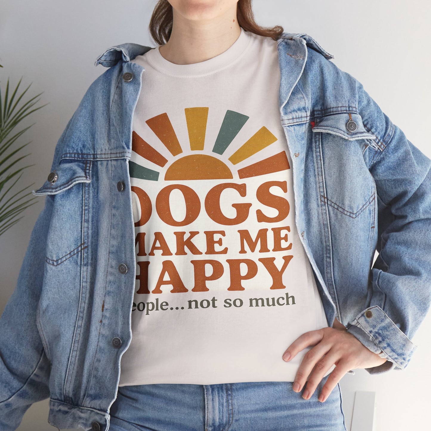 Dog Lover's Unisex Heavy Cotton Tee - Relaxed Fit, Perfect for Pet Owners, Casual Wear, Gift Ideas, Dog-Themed Apparel