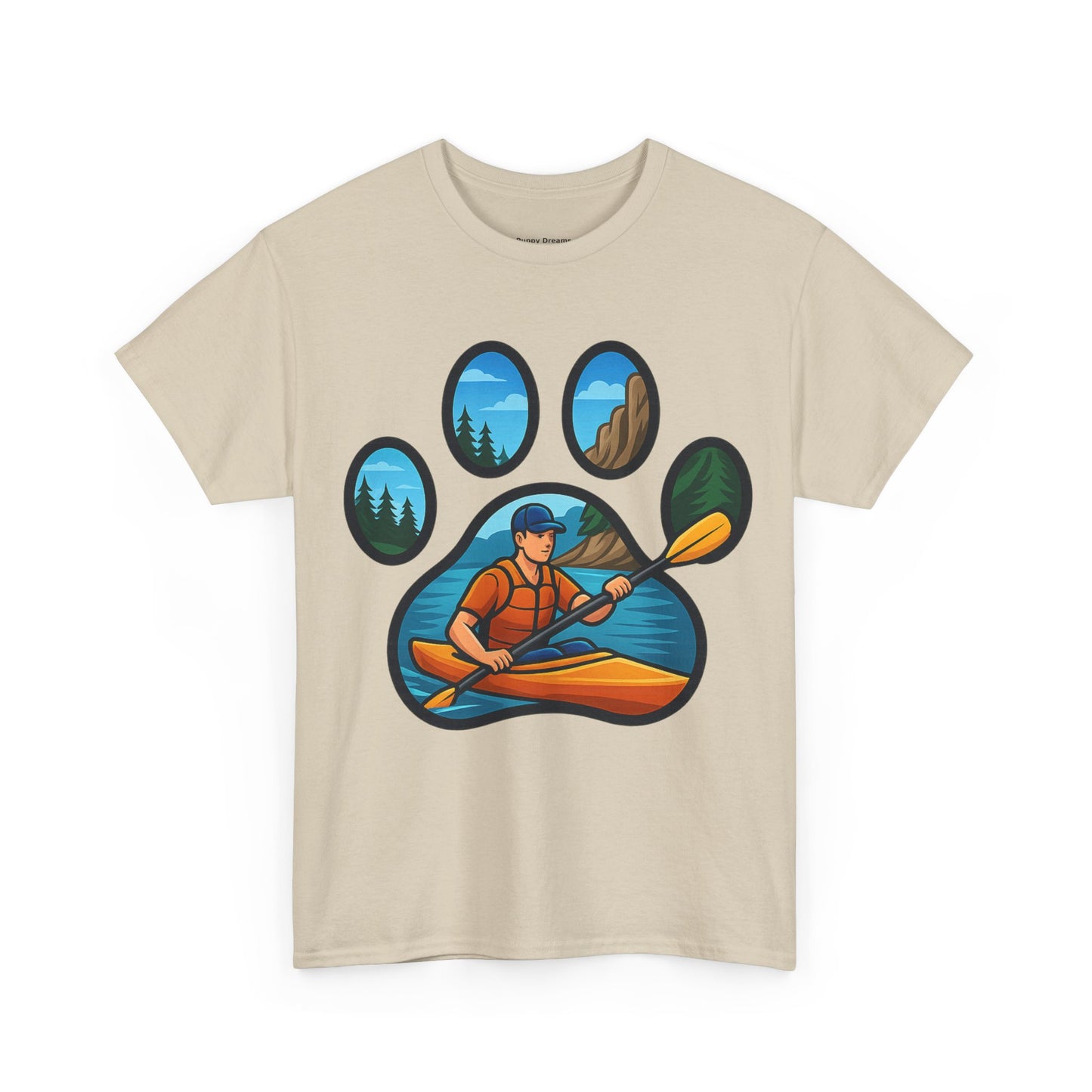 Adventure Kayaking Graphic Tee for Outdoor Lovers, Unisex Cotton Shirt, Nature Lovers Gift, Camping Apparel, Wildlife Design T-Shirt