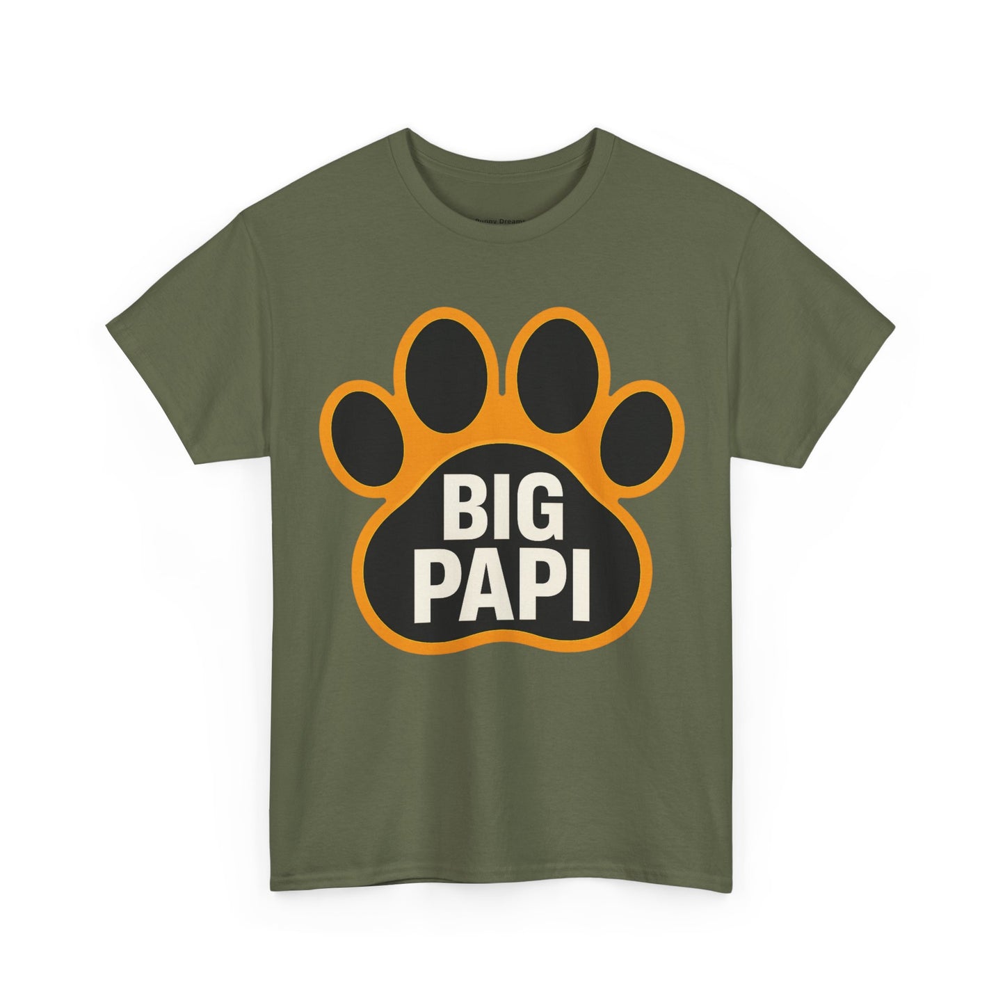 Big Papi Unisex Heavy Cotton Tee, Funny Animal Lover Shirt, Pet Parent Gift, Casual Wear, Birthday Apparel