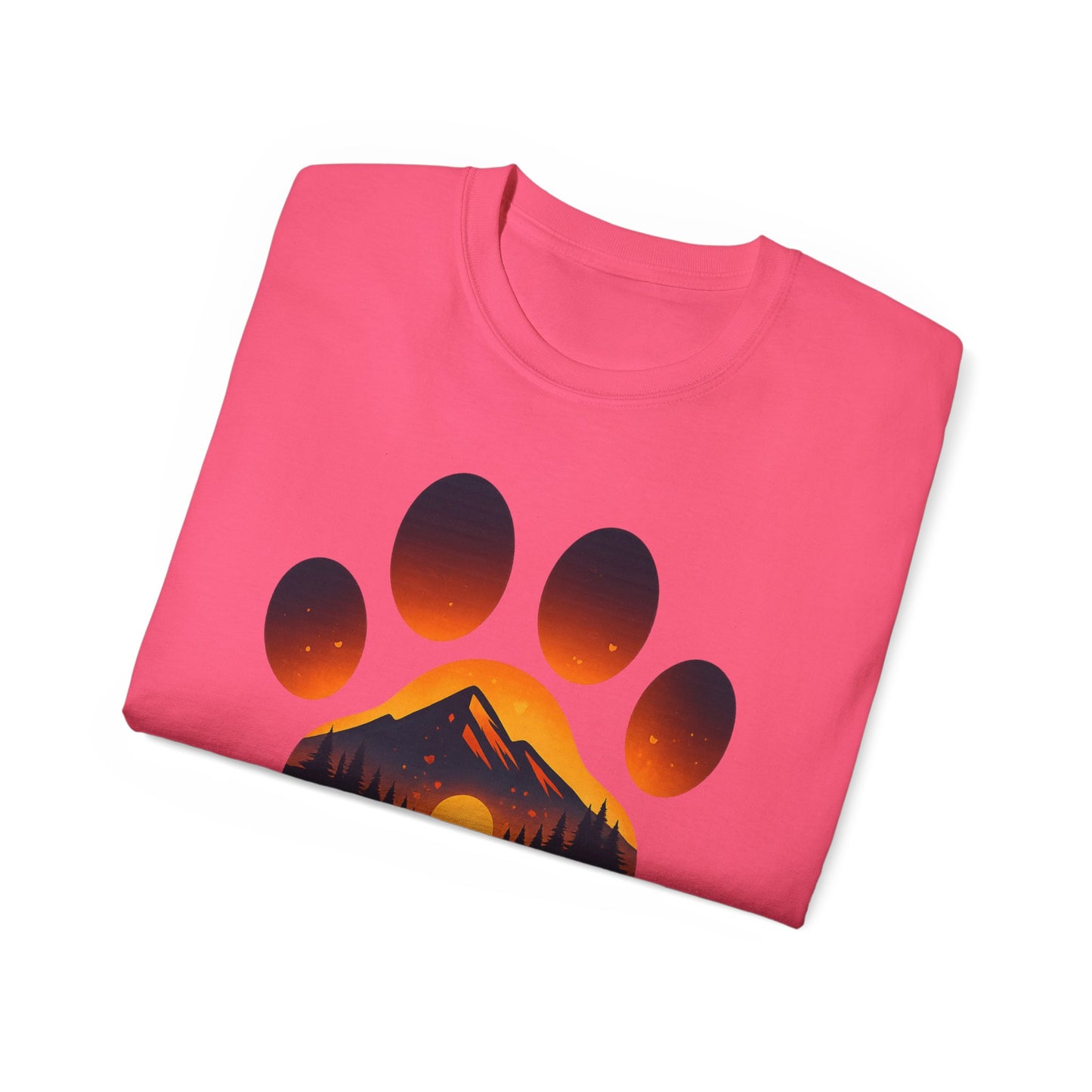Happy Anniversary Paw Print Tee, Dog Lover Gift, Unisex Cotton T-Shirt, Pet Anniversary Apparel, Animal Lover Shirt