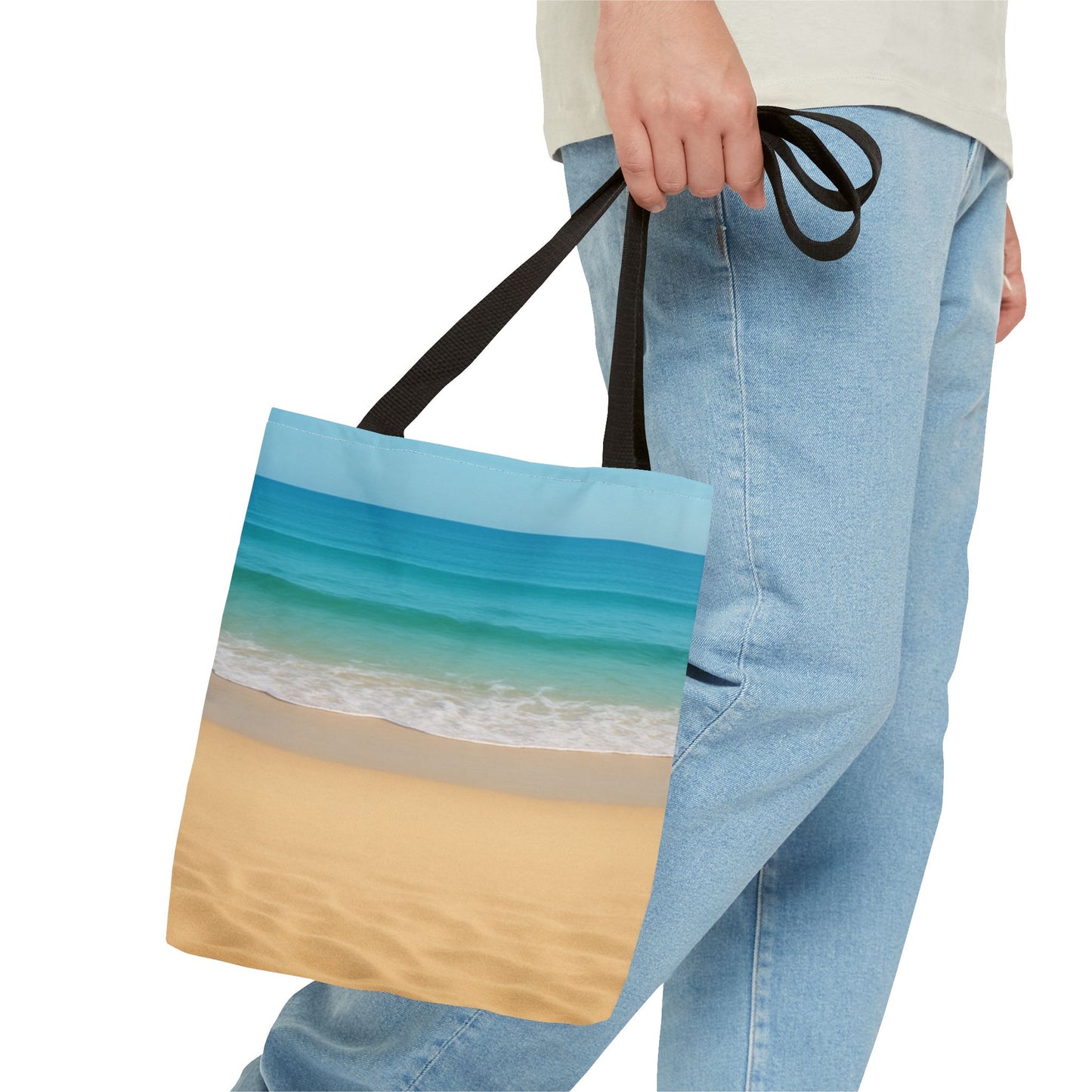 Beachy Tote Bag, Coastal Carryall, Ocean Vibes, Summer Essential, Vacation Accessory, Beach Trip Companion