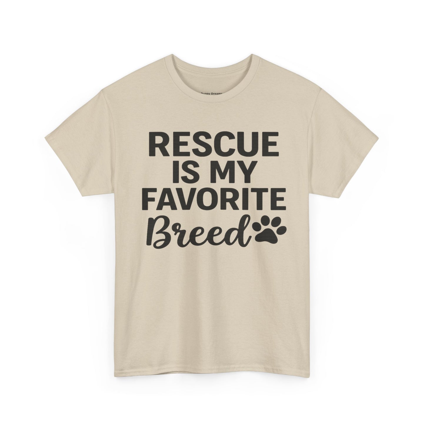 Rescue Dog Appreciation Tee, Unisex Heavy Cotton Shirt, Animal Lover Gift, Pet Adoption Shirt, Dog Rescue Awareness T-Shirt