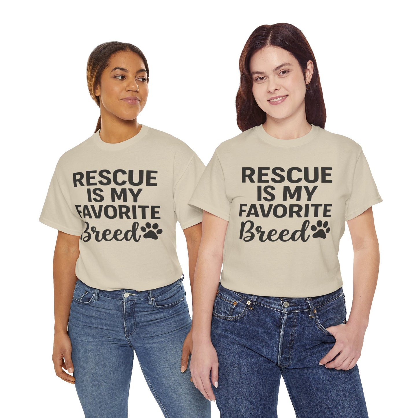 Rescue Dog Appreciation Tee, Unisex Heavy Cotton Shirt, Animal Lover Gift, Pet Adoption Shirt, Dog Rescue Awareness T-Shirt