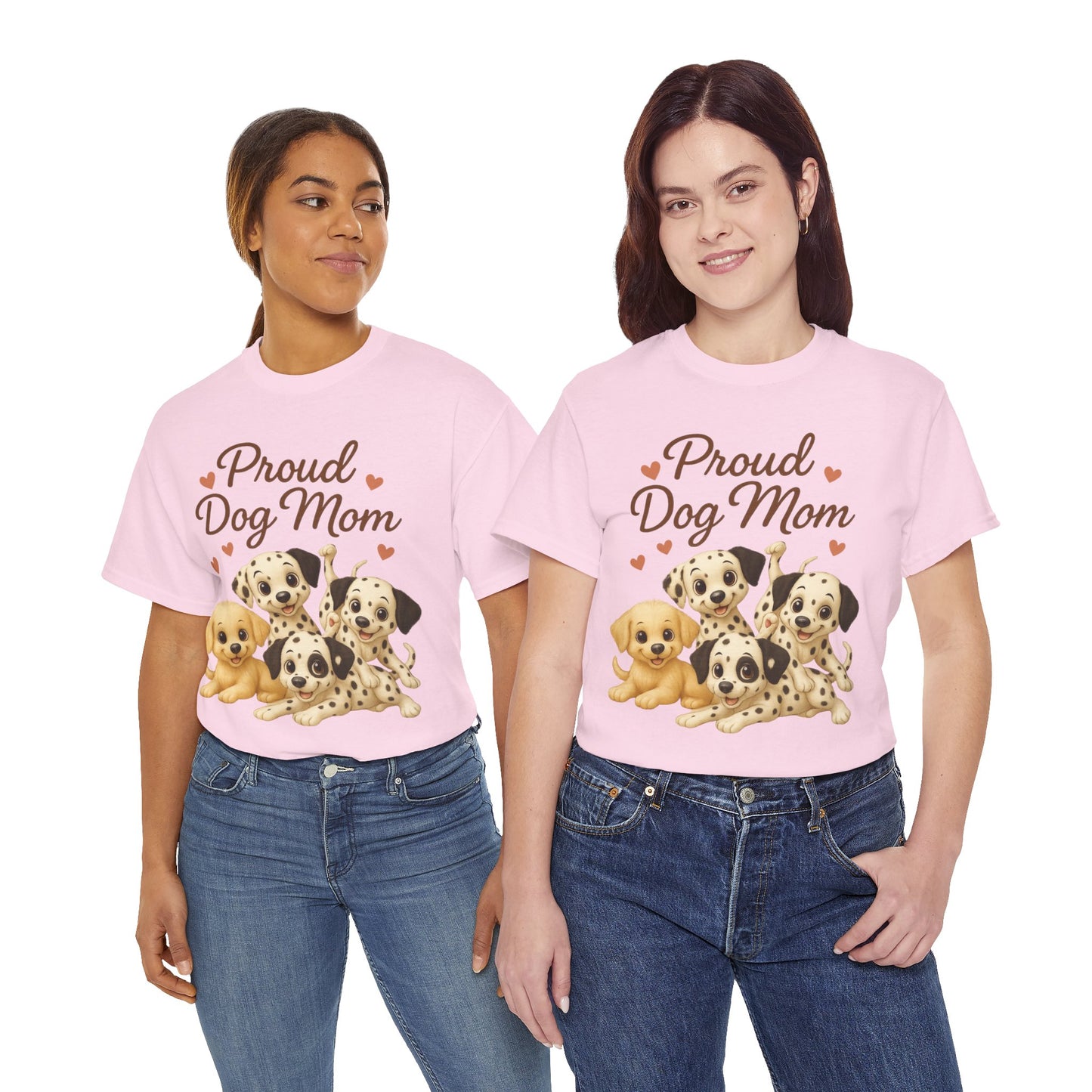 Proud Dog Mom Tee, Pet Lover Shirt, Dog Parent Gift, Birthday Gift for Dog Owners, Animal Lover Fashion, Cute Dog Graphic Tee