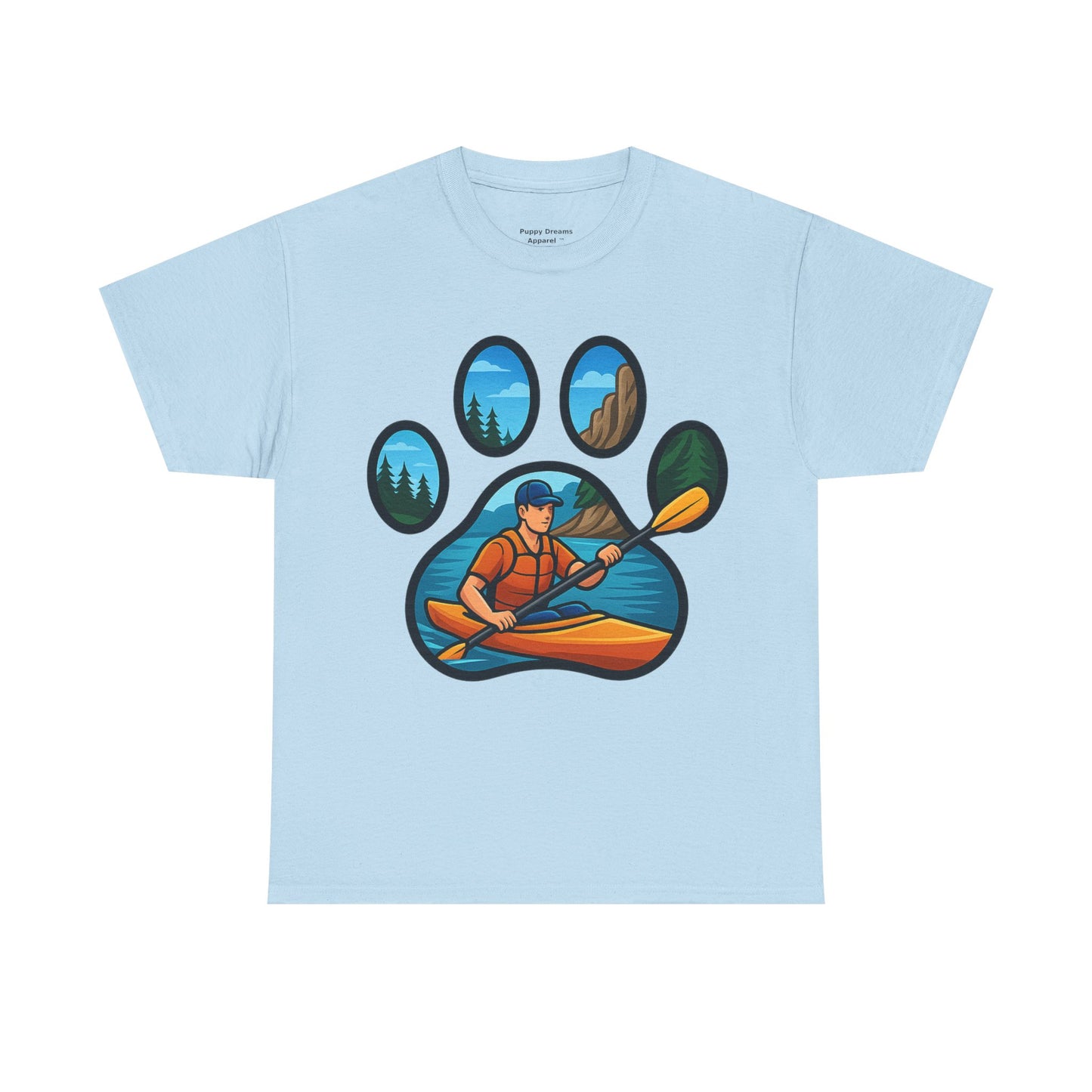 Adventure Kayaking Graphic Tee for Outdoor Lovers, Unisex Cotton Shirt, Nature Lovers Gift, Camping Apparel, Wildlife Design T-Shirt
