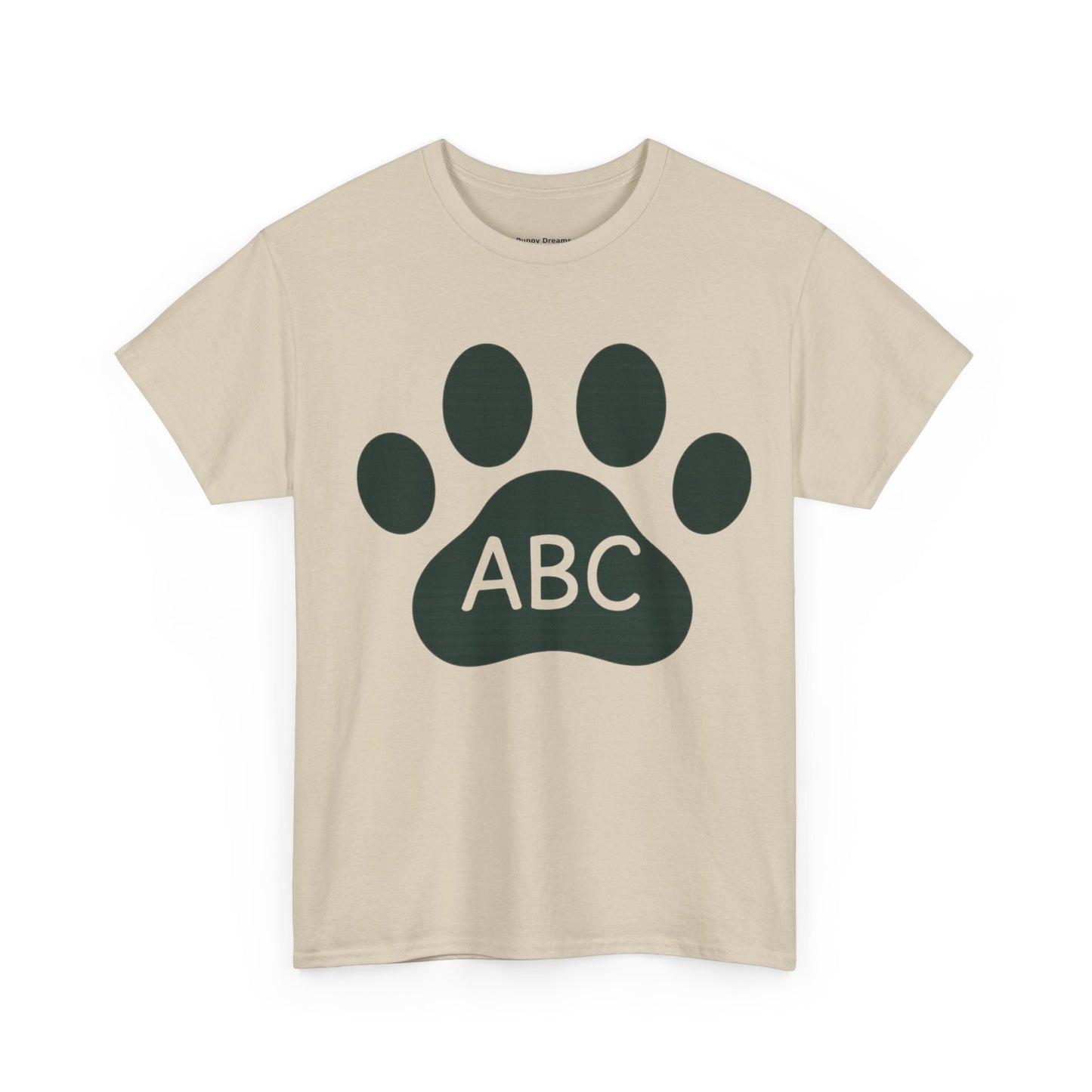 Customizable Pet Paw Print Tee, Cute Pet Lover Shirt, Unisex Cotton T-Shirt, Gift for Dog Owners, Animal Lover Apparel