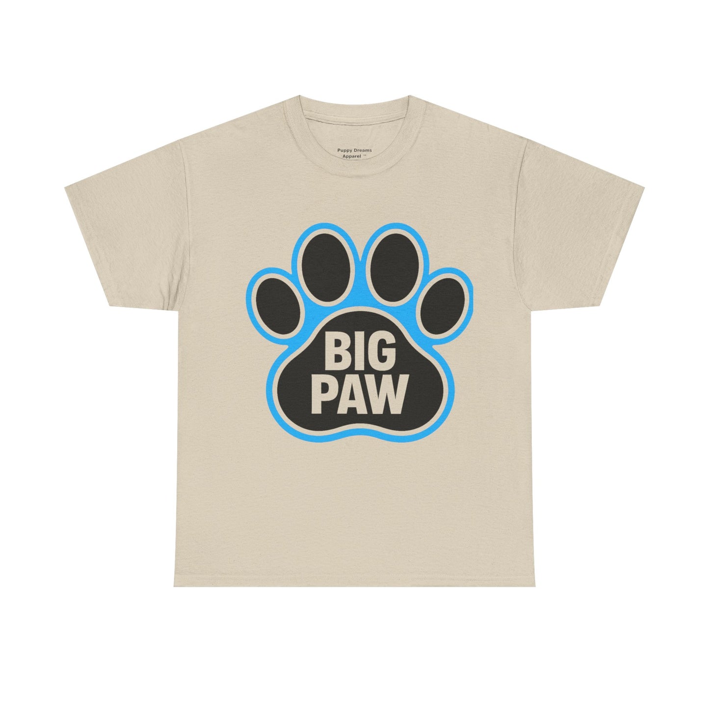 Big Paw Animal Lover Tee, Pet Owner Gift, Unisex Cotton Shirt for Dog Lovers, Cute Paw Print Tee, Casual Everyday Wear
