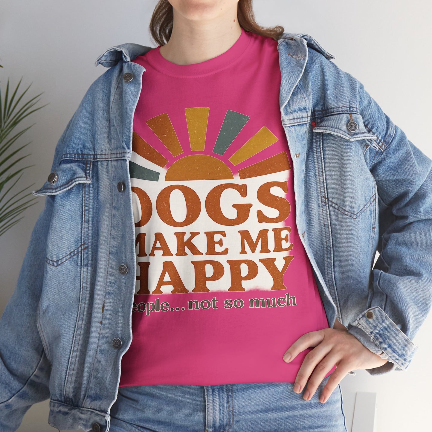 Dog Lover's Unisex Heavy Cotton Tee - Relaxed Fit, Perfect for Pet Owners, Casual Wear, Gift Ideas, Dog-Themed Apparel