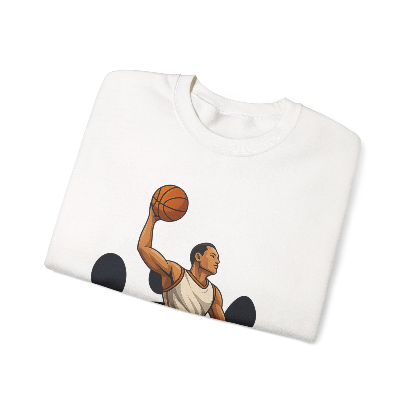Basketball Vibes Crewneck Sweatshirt, Sports Gift, Athletic Fashion, Unisex Style, Casual Wear, Gift for Sport Lovers