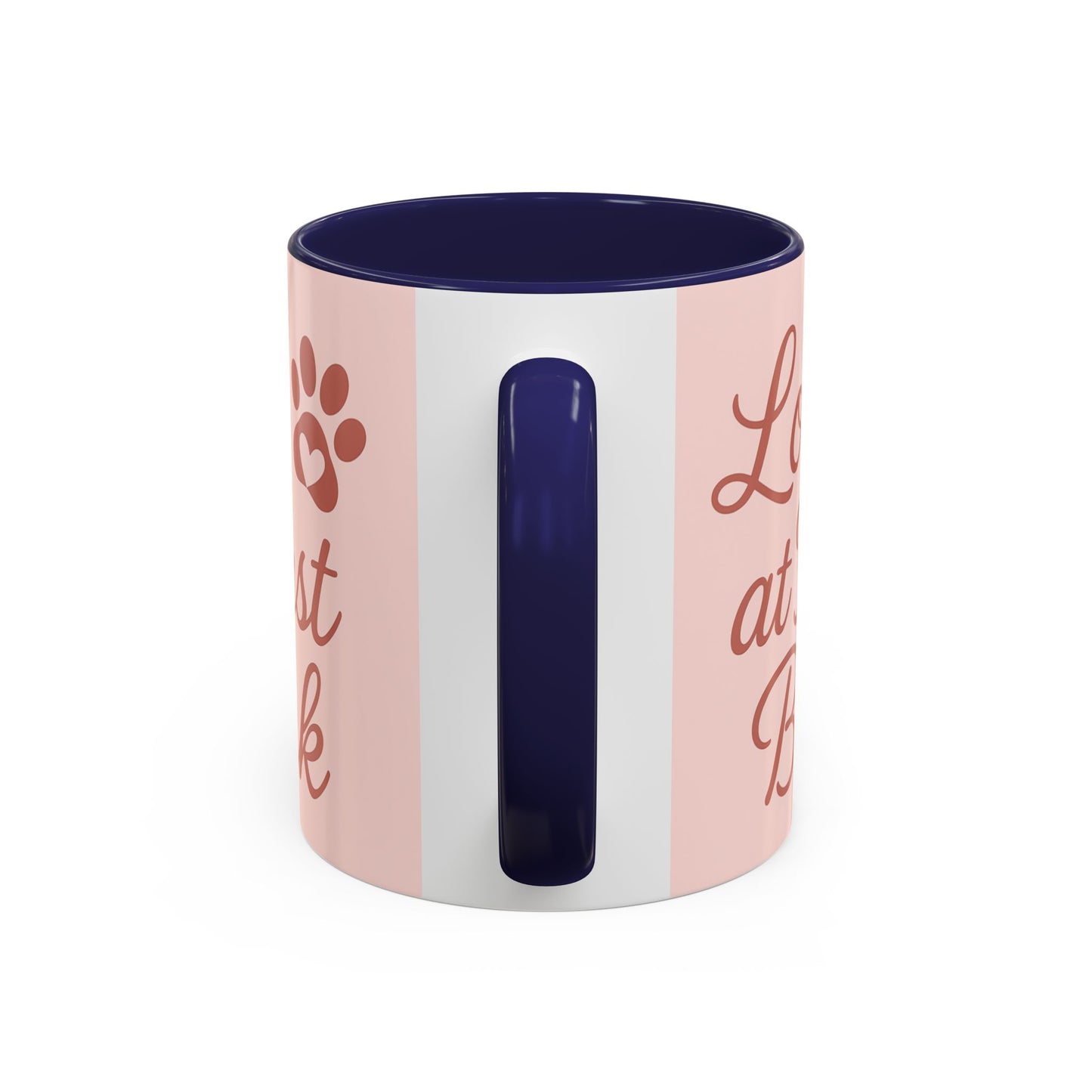 Love at First Bark Coffee Mug, Pet Lover Gift, Dog Mom Mug, Cute Dog Accessories, Animal Lover Coffee Cup