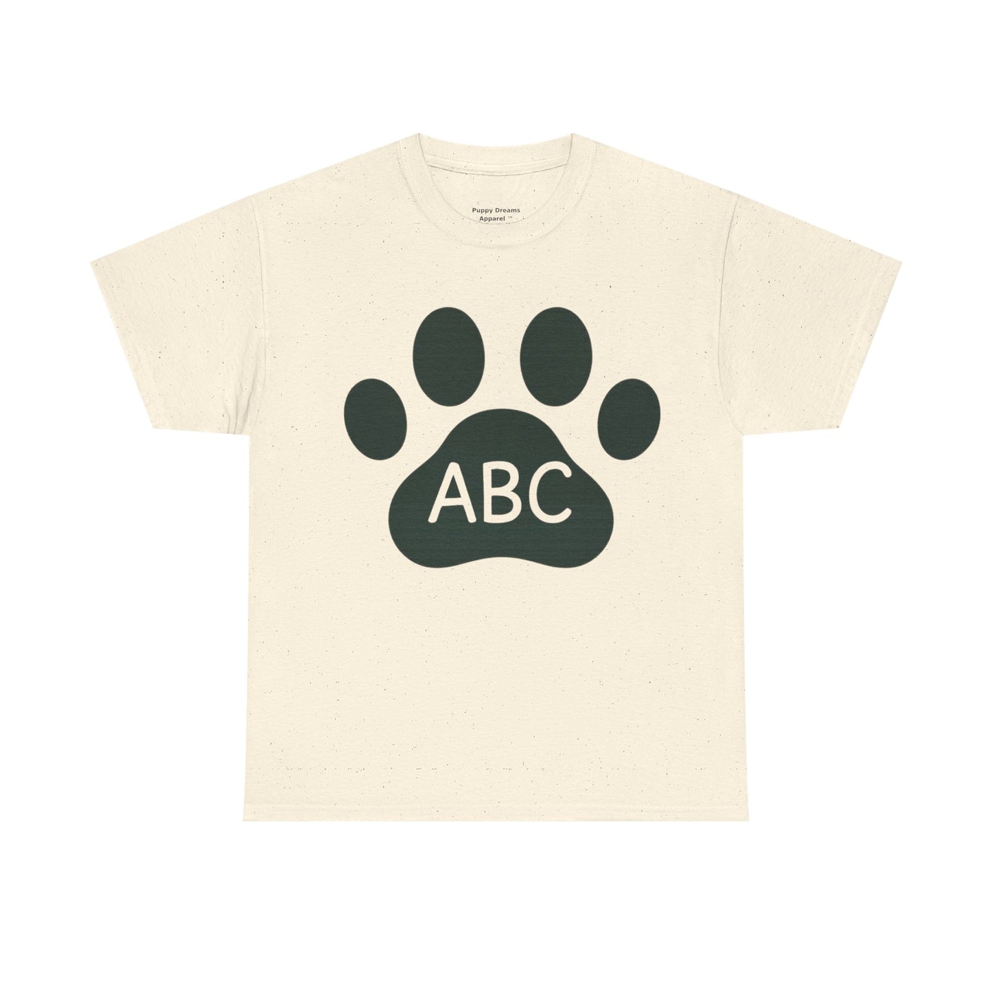 Customizable Pet Paw Print Tee, Cute Pet Lover Shirt, Unisex Cotton T-Shirt, Gift for Dog Owners, Animal Lover Apparel
