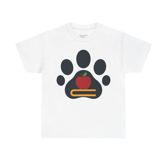 Pet Lover's Unisex Heavy Cotton Tee, Cute Dog T-Shirt, Animal Lover Gift, Unique Pet Apparel, Funny Pet Tee, Casual Dog Parent Shirt