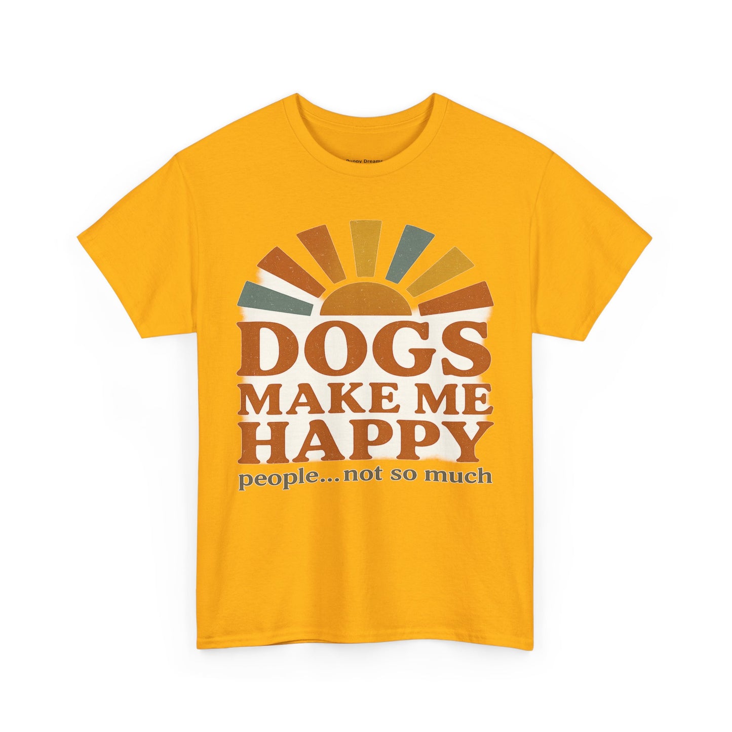 Dog Lover's Unisex Heavy Cotton Tee - Relaxed Fit, Perfect for Pet Owners, Casual Wear, Gift Ideas, Dog-Themed Apparel