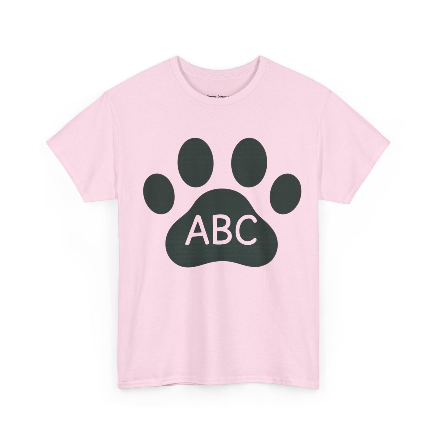 Customizable Pet Paw Print Tee, Cute Pet Lover Shirt, Unisex Cotton T-Shirt, Gift for Dog Owners, Animal Lover Apparel