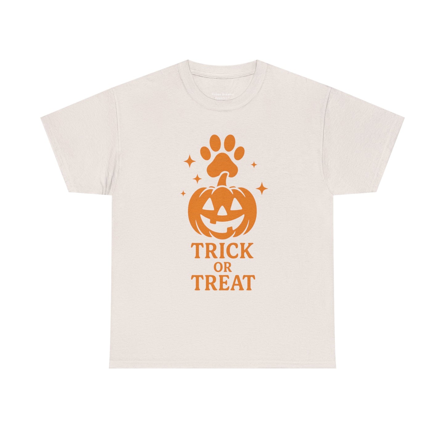 Halloween Pet Lovers Tee, Trick or Treat T-Shirt, Dog Costume Shirt, Fall Apparel, Cute Halloween Top, Gift for Animal Lovers
