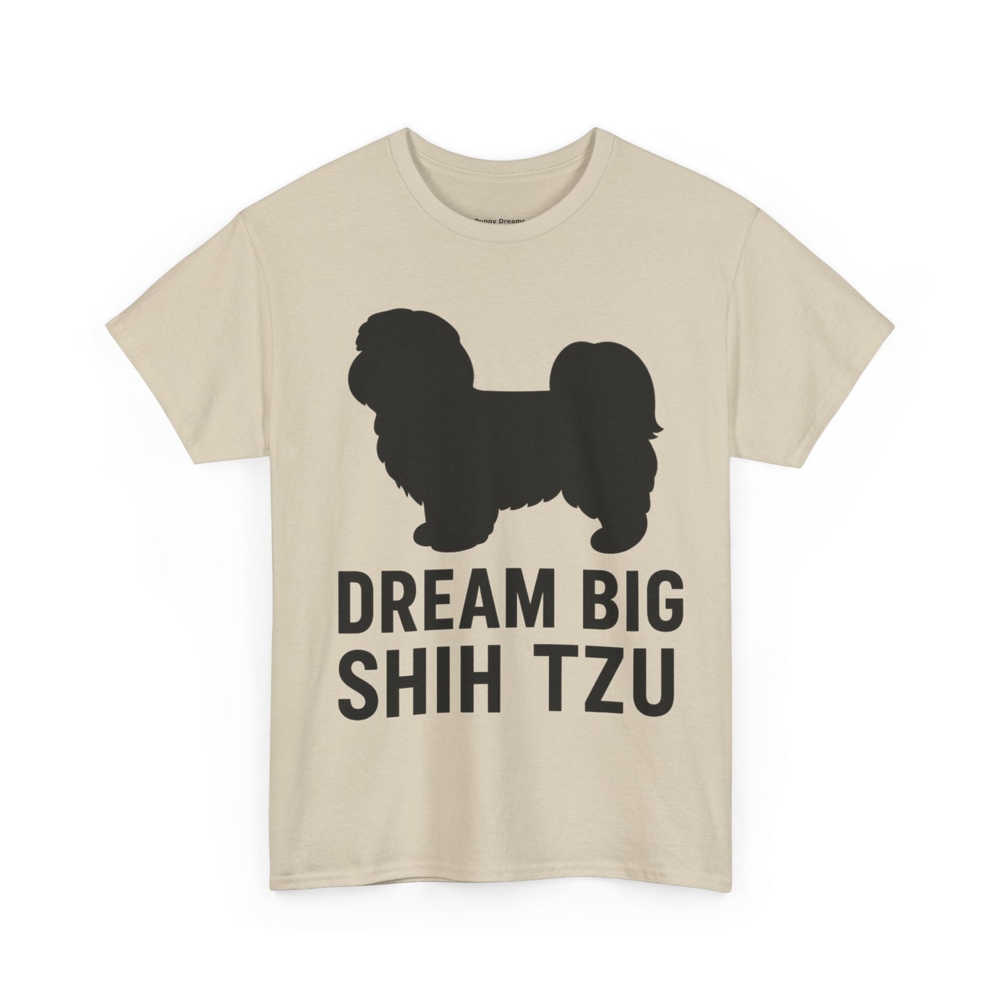 Shih Tzu Dream Big Tee - Unisex Cotton Shirt, Dog Lover Gift, Birthday Apparel, Cute Pet Tee, Casual Wear