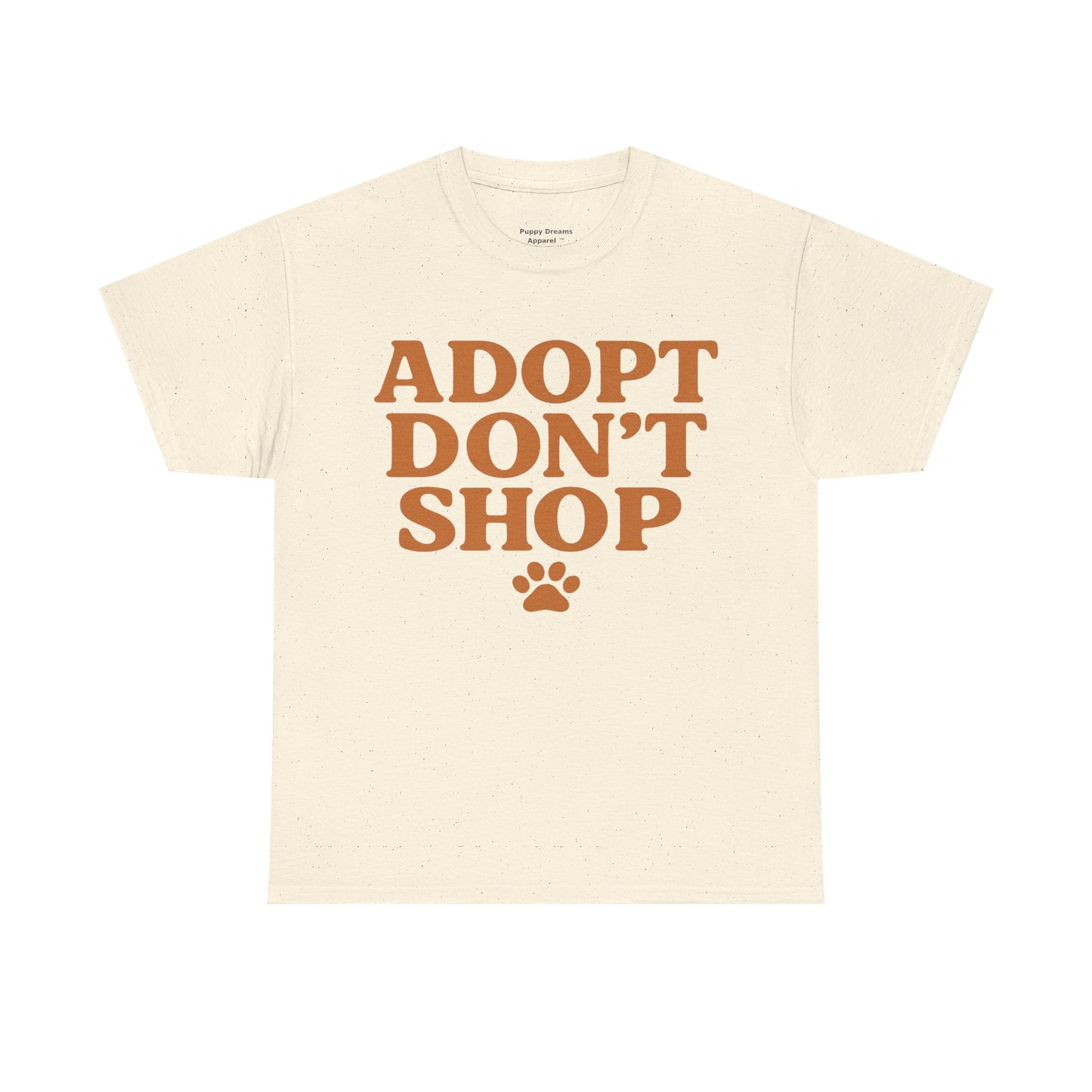 Adopt Don't Shop Unisex Heavy Cotton Tee, Pet Lover Gift, Animal Rescue T-Shirt, Ethical Fashion, Animal Rights, Casual Everyday Wear