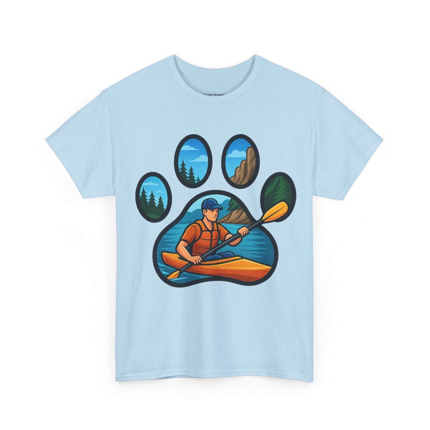 Adventure Kayaking Graphic Tee for Outdoor Lovers, Unisex Cotton Shirt, Nature Lovers Gift, Camping Apparel, Wildlife Design T-Shirt