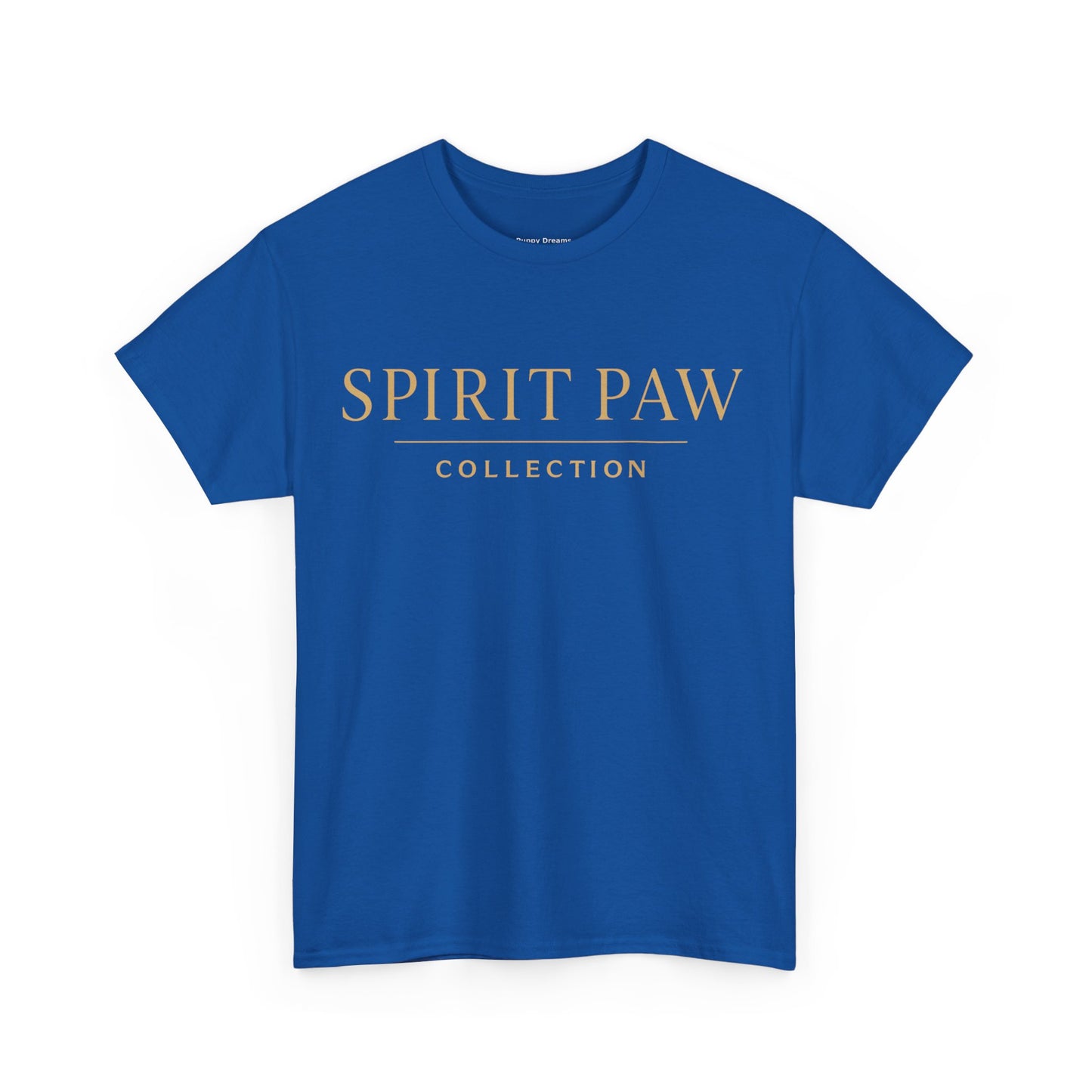 Unisex Spirit Paw Heavy Cotton Tee - Comfortable Tee for Animal Lovers, Casual Wear, Gift for Pet Owners, Everyday Style, Soft Cotton Shirt
