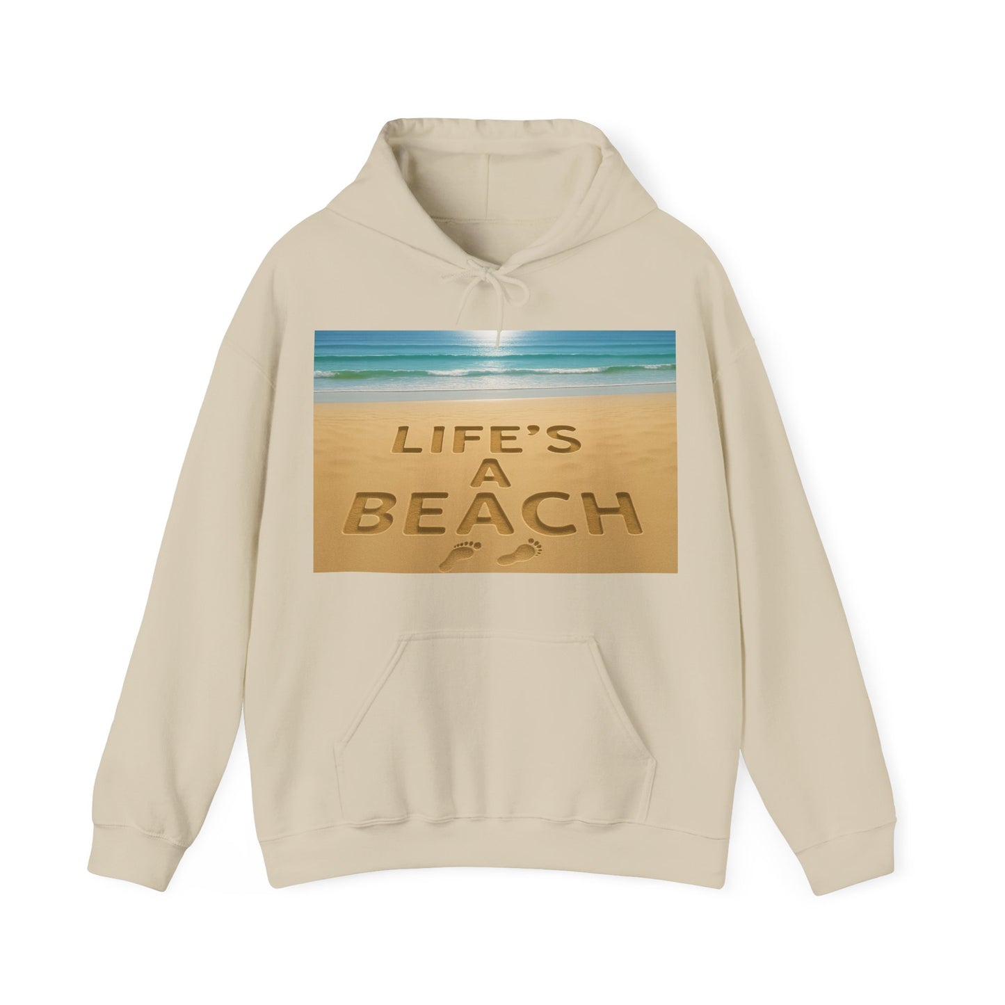 Beach Vibes Sweatshirt, Life's a Beach Hoodie, Coastal Style Pullover, Summer Casual Wear, Beach Lover Gift