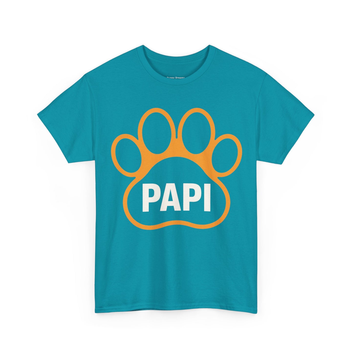 Paw Print PAPI Tee - Perfect for Dog Lovers, Gifts for Pawsome Dads, Casual Style, Pet-Themed Shirt, Unisex Cotton Top