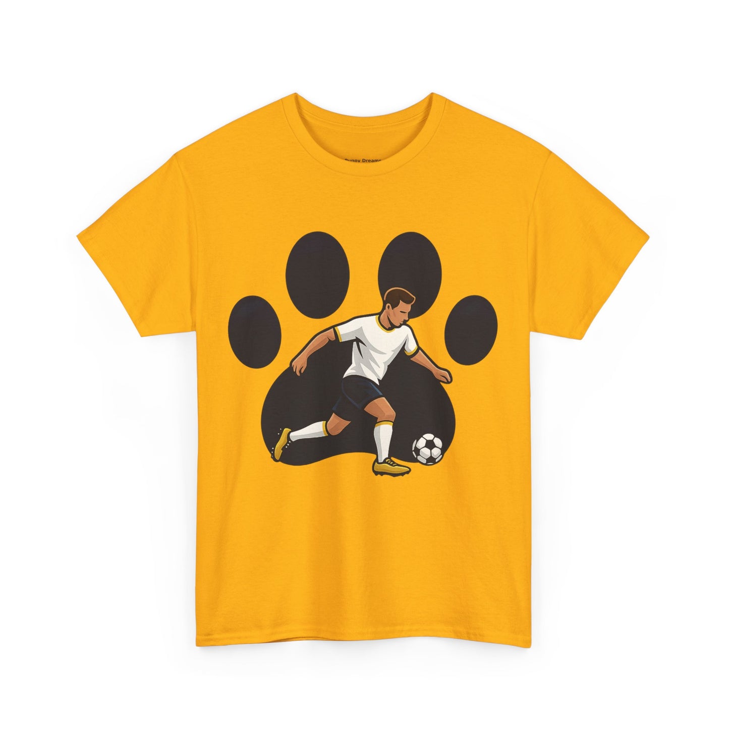 Soccer Paw Print Tee - Perfect for Soccer Lovers, Pet Owners, Sports Events, Birthdays, and Casual Wear