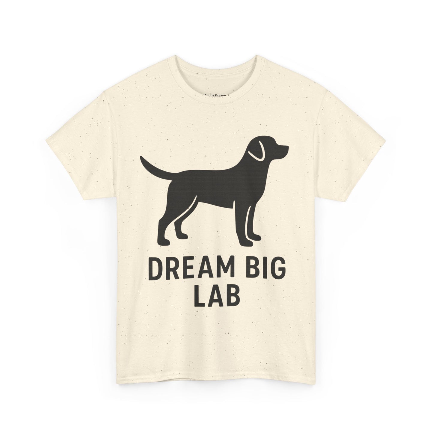 Dream Big Lab Unisex Heavy Cotton Tee - Perfect for Dog Lovers, Pet Enthusiasts, and Ideal Gift for Birthdays or Holidays