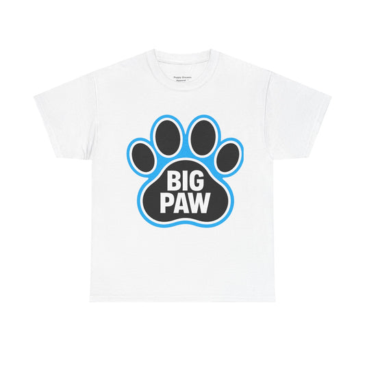 Big Paw Animal Lover Tee, Pet Owner Gift, Unisex Cotton Shirt for Dog Lovers, Cute Paw Print Tee, Casual Everyday Wear