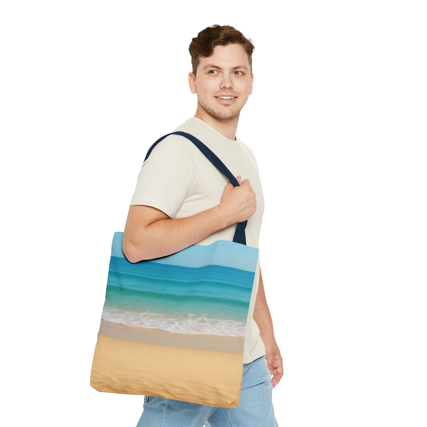 Beachy Tote Bag, Coastal Carryall, Ocean Vibes, Summer Essential, Vacation Accessory, Beach Trip Companion