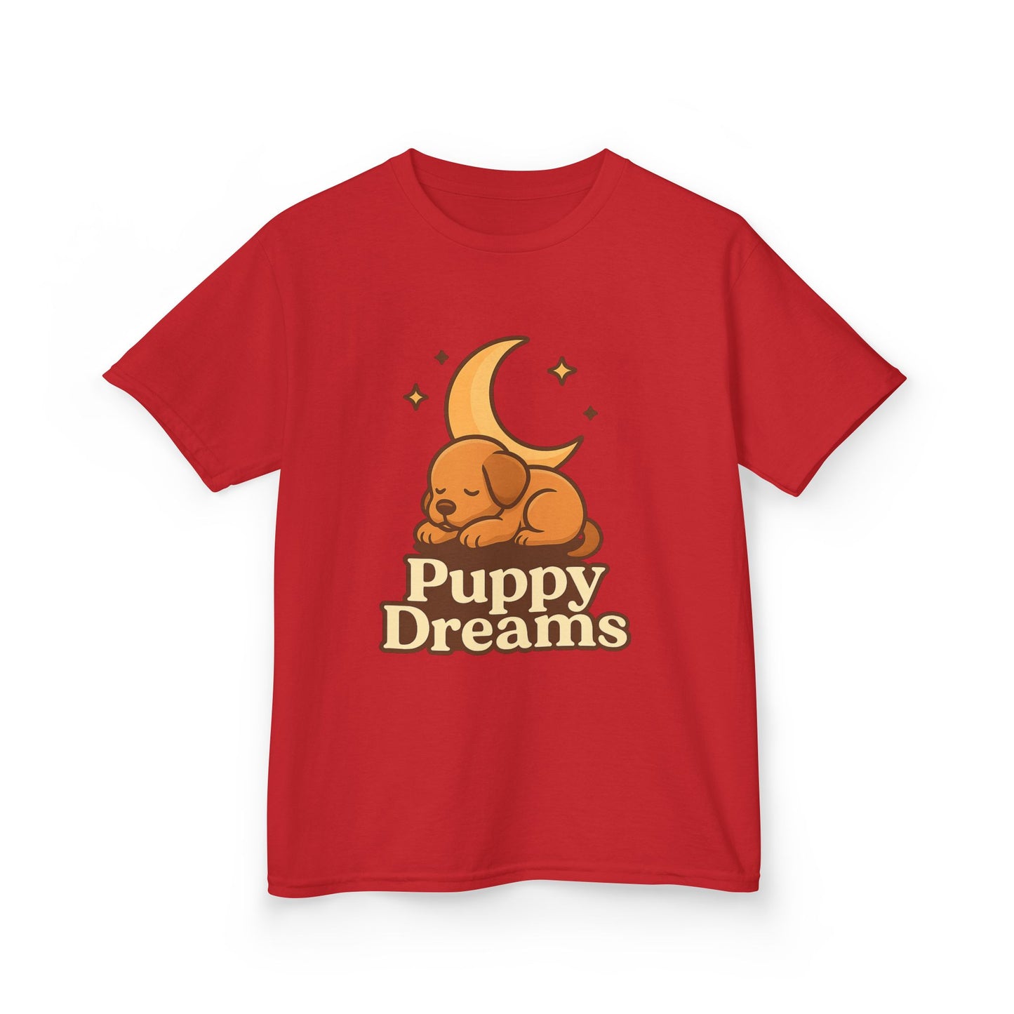 Puppy Dreams Kids Tee, Dreamy Cotton T-Shirt for Children, Cute Dog Shirt, Animal Lover Gift, Birthday Party Outfit, Cozy Everyday Wear