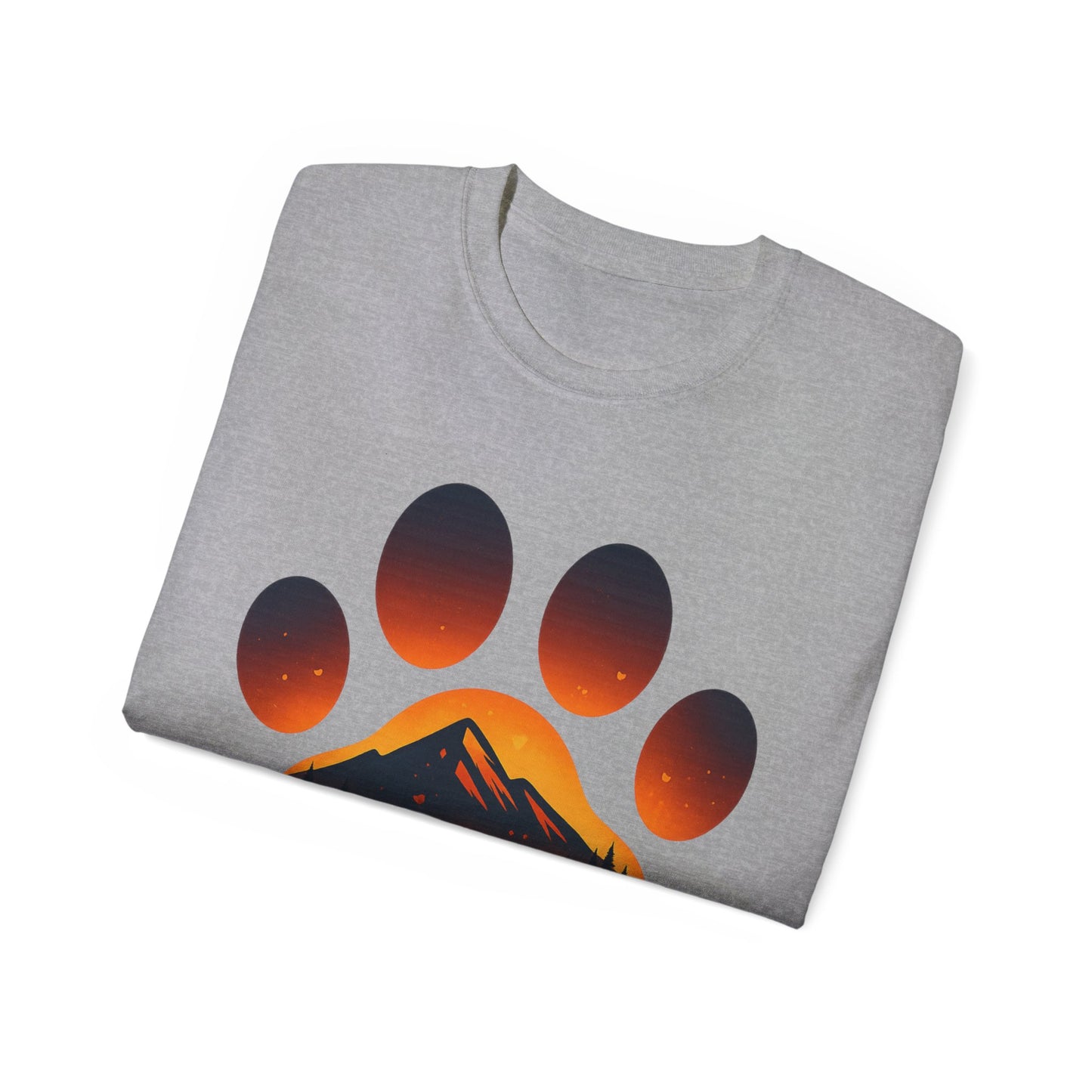 Anniversary Paw Print Tee - Happy Anniversary Shirt for Pet Lovers, Gift for Him/Her, Cute Animal Lover Gift, Unisex Cotton T-Shirt