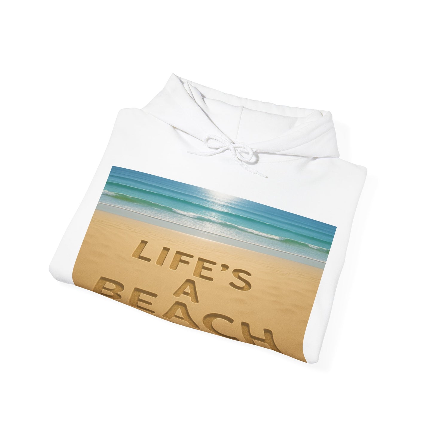 Beach Vibes Sweatshirt, Life's a Beach Hoodie, Coastal Style Pullover, Summer Casual Wear, Beach Lover Gift