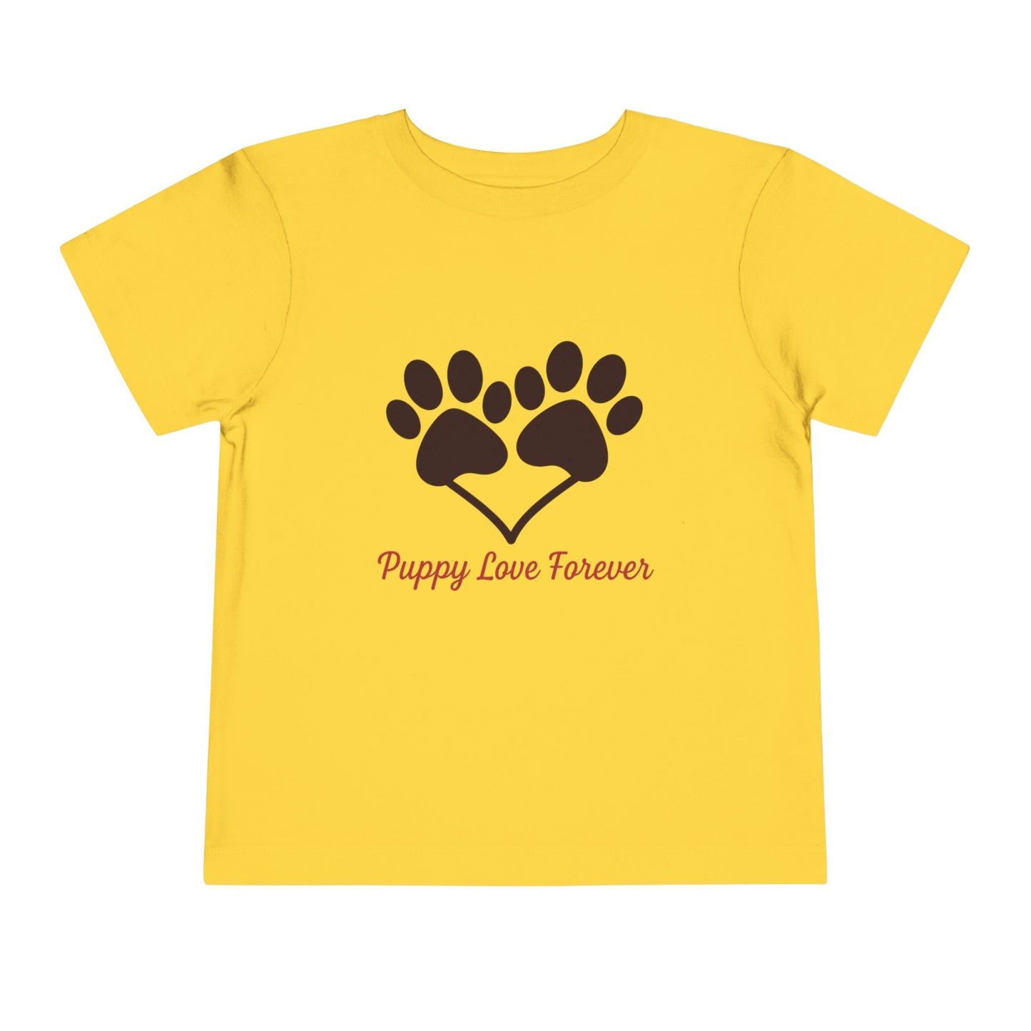 Puppy Love Toddler Tee | Cute Pet Shirt, Kids Dog Lover Gift, Summer Outfit, Animal Lover Apparel, Playful T-Shirt
